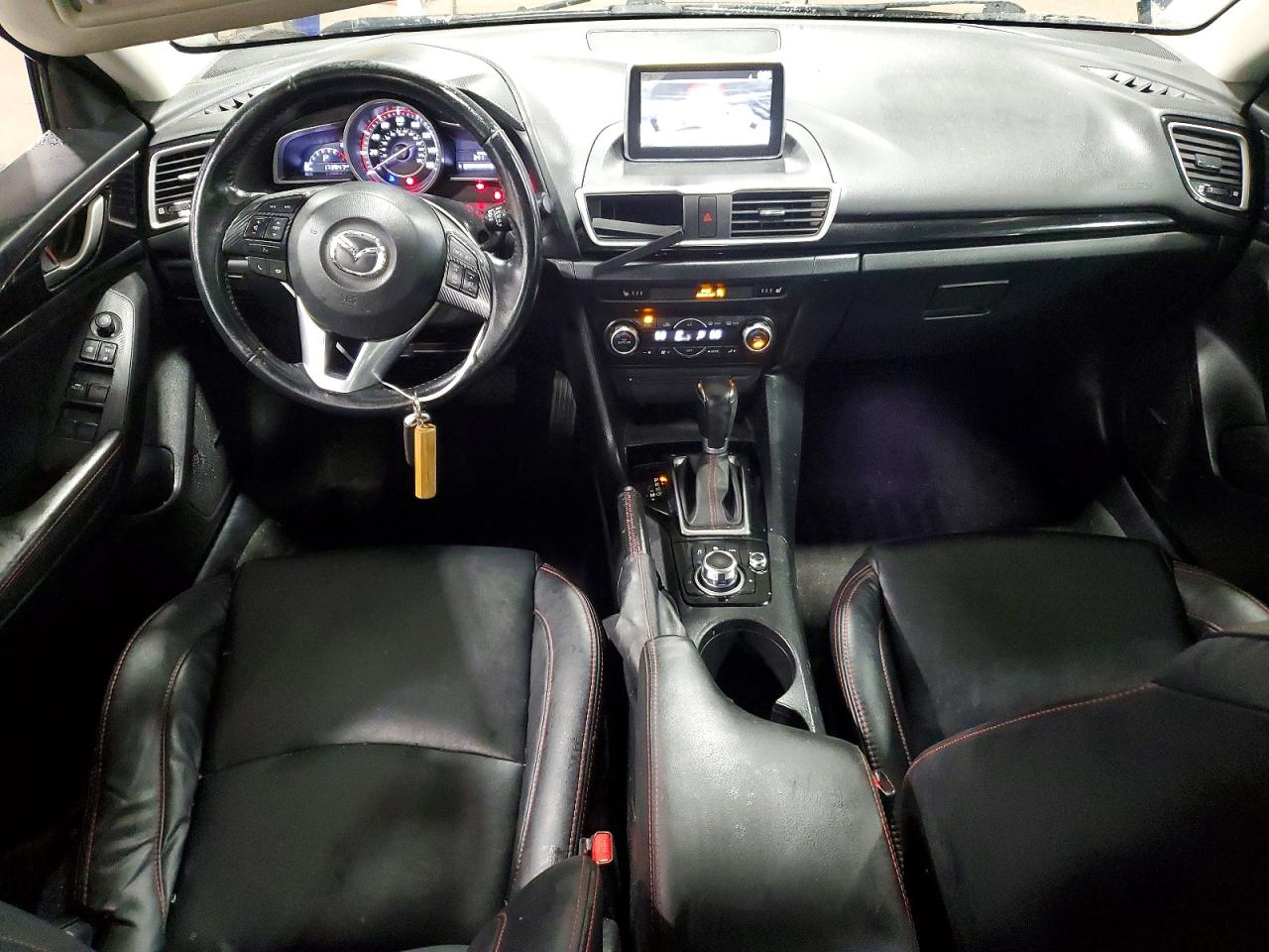2015 Mazda 3 Grand Touring Blue vin: 3MZBM1W76FM149782