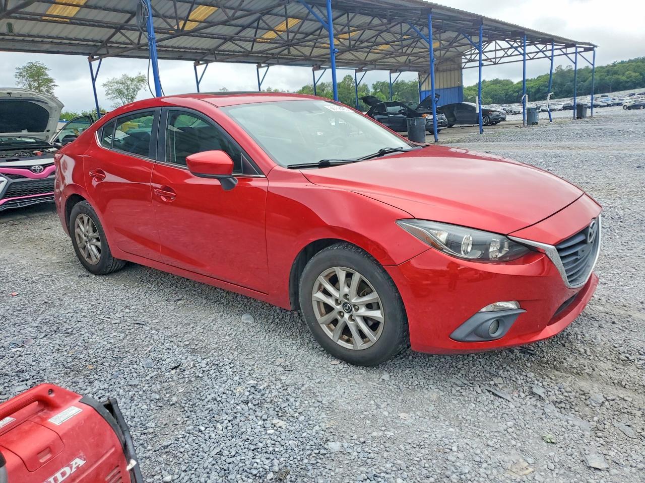 2015 Mazda 3 Grand Touring Red vin: 3MZBM1W76FM159924