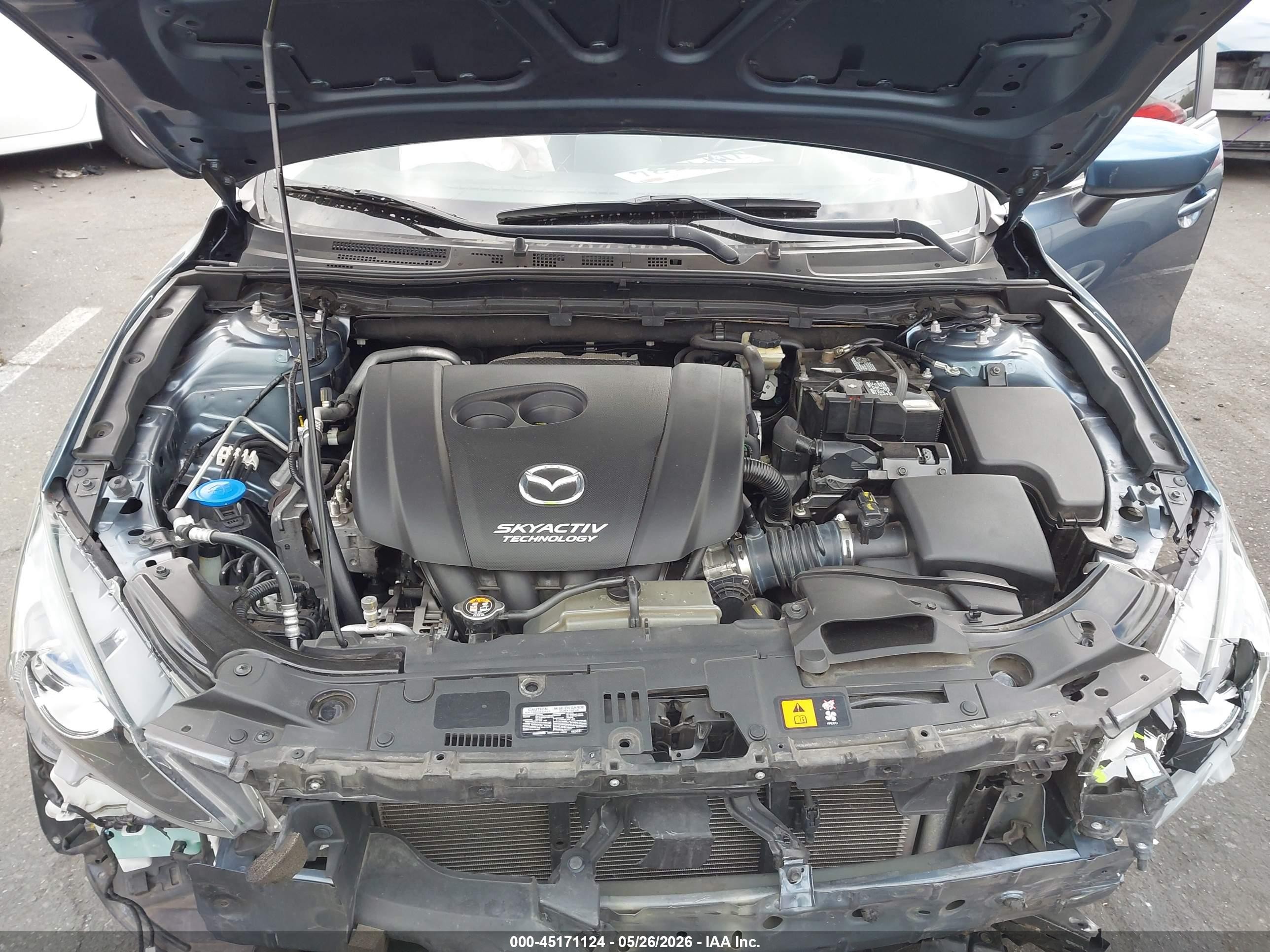 2015 Mazda Mazda3 I Grand Touring Blue vin: 3MZBM1W76FM219376