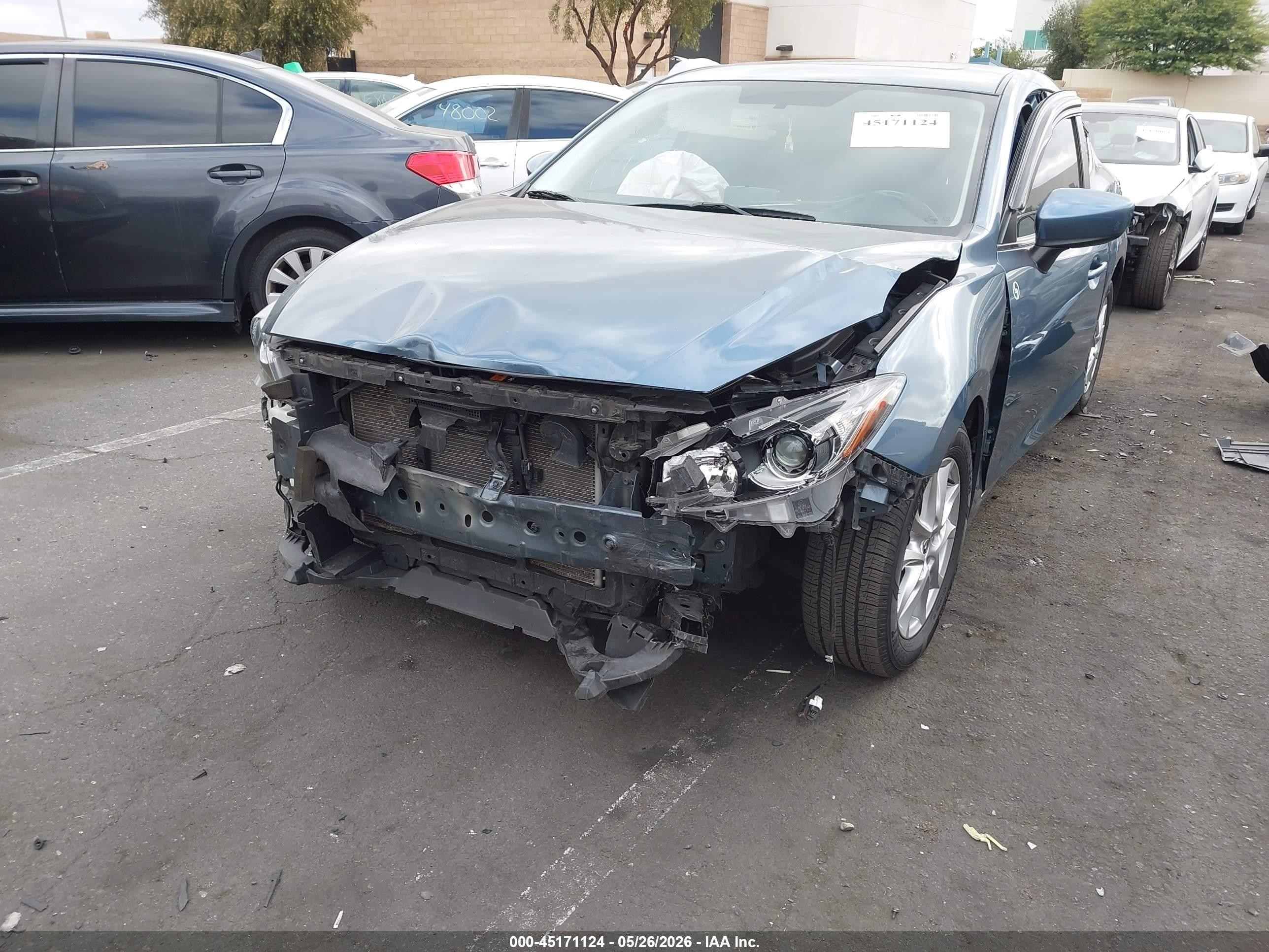 2015 Mazda Mazda3 I Grand Touring Blue vin: 3MZBM1W76FM219376