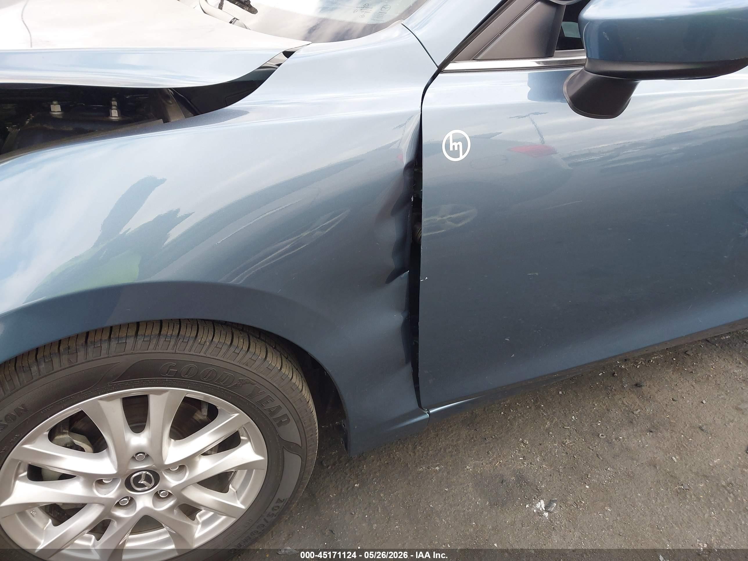 2015 Mazda Mazda3 I Grand Touring Blue vin: 3MZBM1W76FM219376