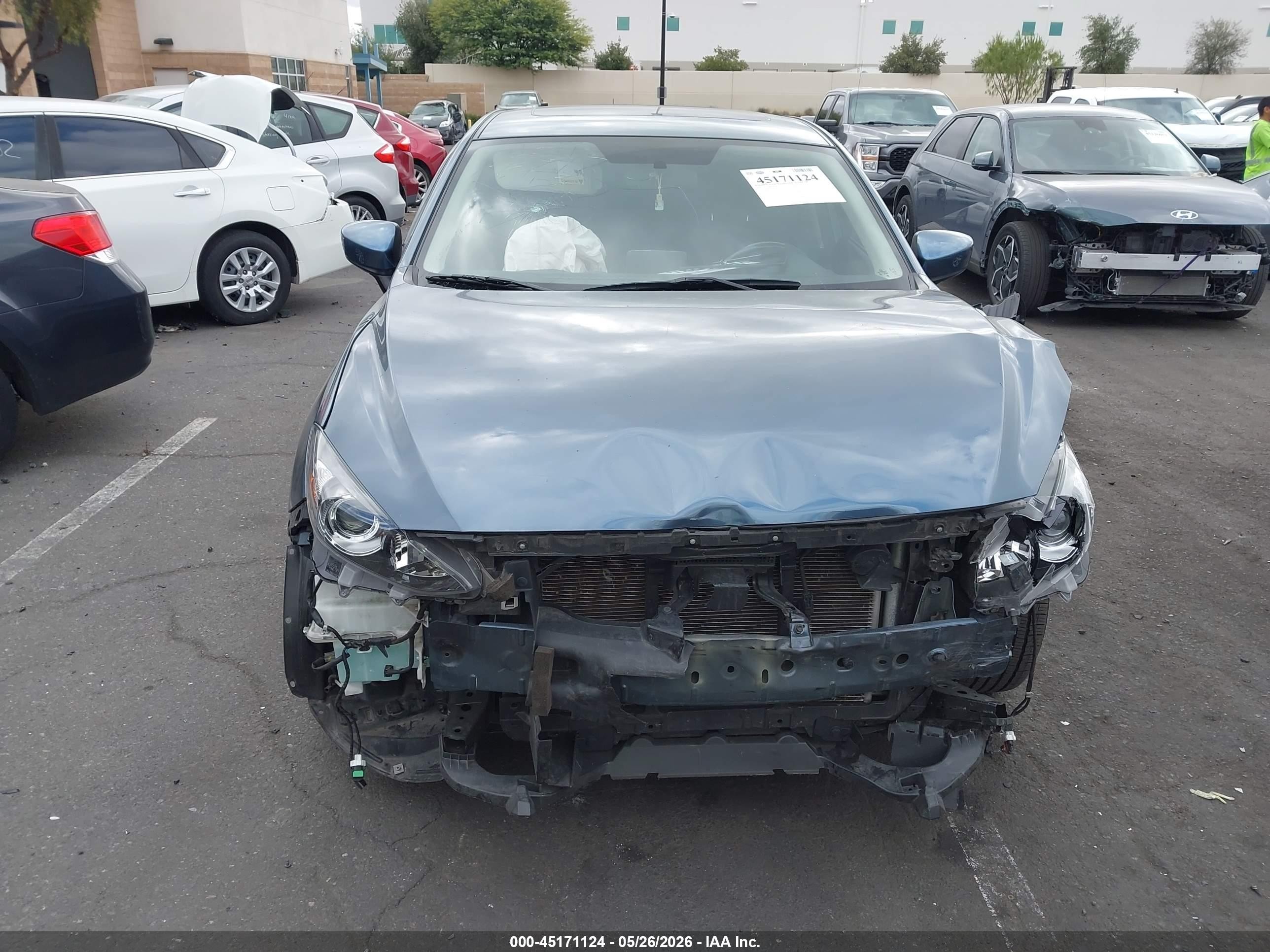 2015 Mazda Mazda3 I Grand Touring Blue vin: 3MZBM1W76FM219376