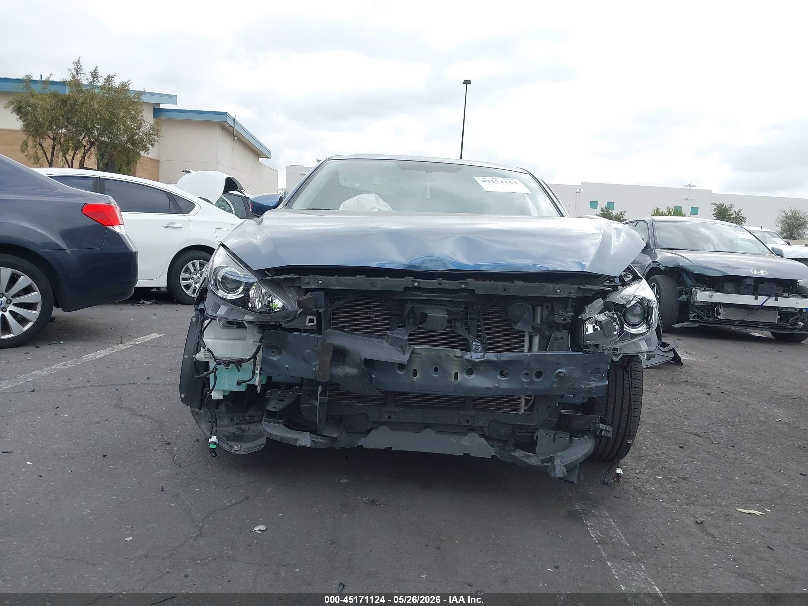 2015 Mazda Mazda3 I Grand Touring Blue vin: 3MZBM1W76FM219376