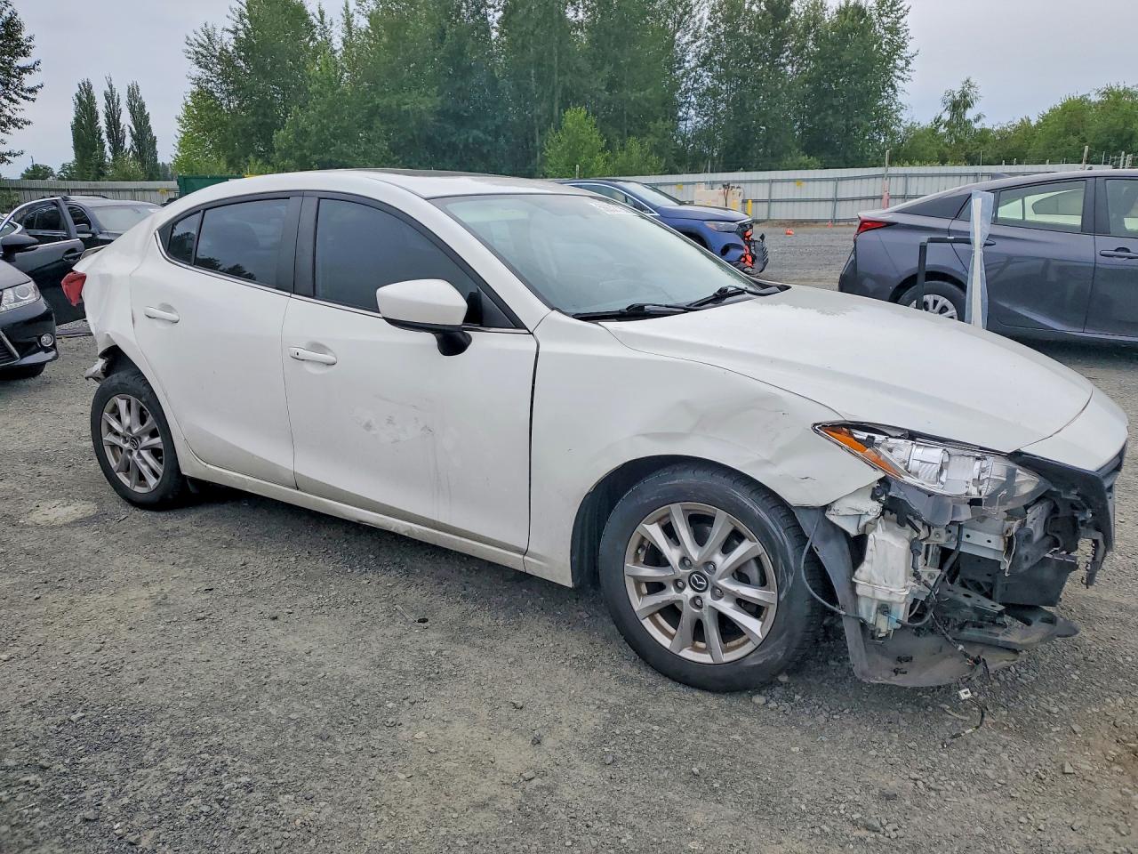 2015 Mazda 3 Grand Touring White vin: 3MZBM1W76FM220169