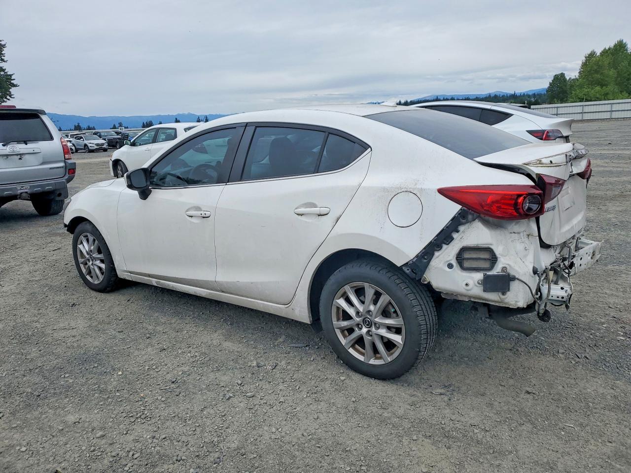 2015 Mazda 3 Grand Touring White vin: 3MZBM1W76FM220169