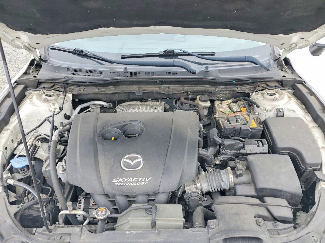 2015 Mazda 3 Grand Touring White vin: 3MZBM1W76FM220169