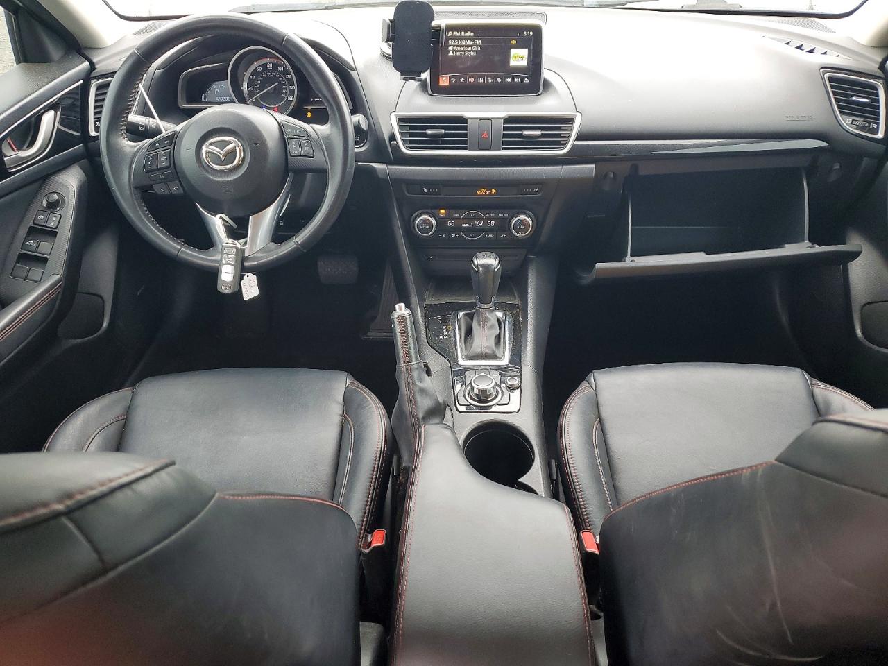 2015 Mazda 3 Grand Touring White vin: 3MZBM1W76FM220169
