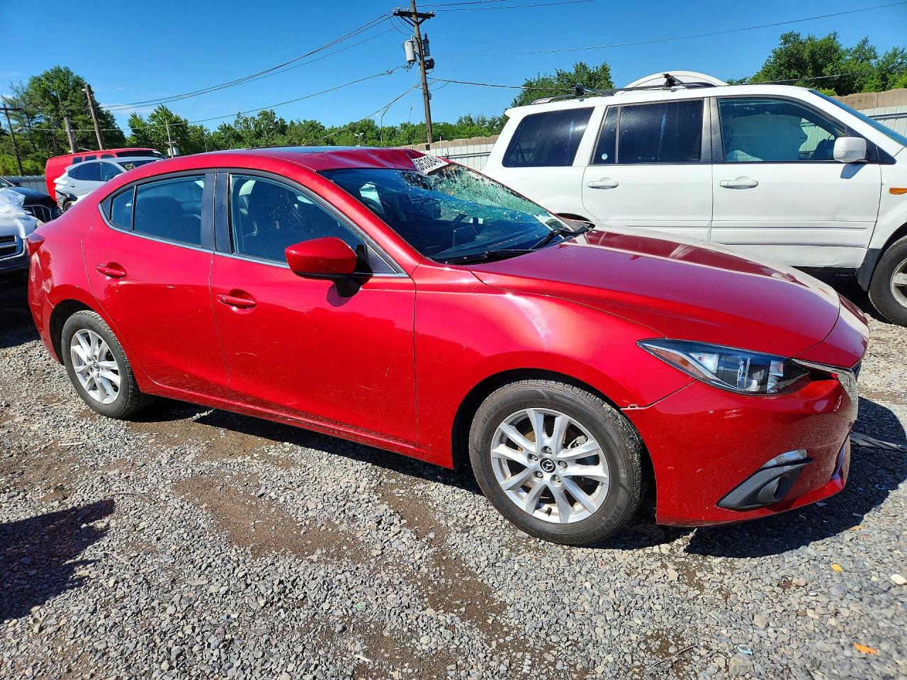 2015 Mazda 3 Grand Touring Красный vin: 3MZBM1W76FM233066