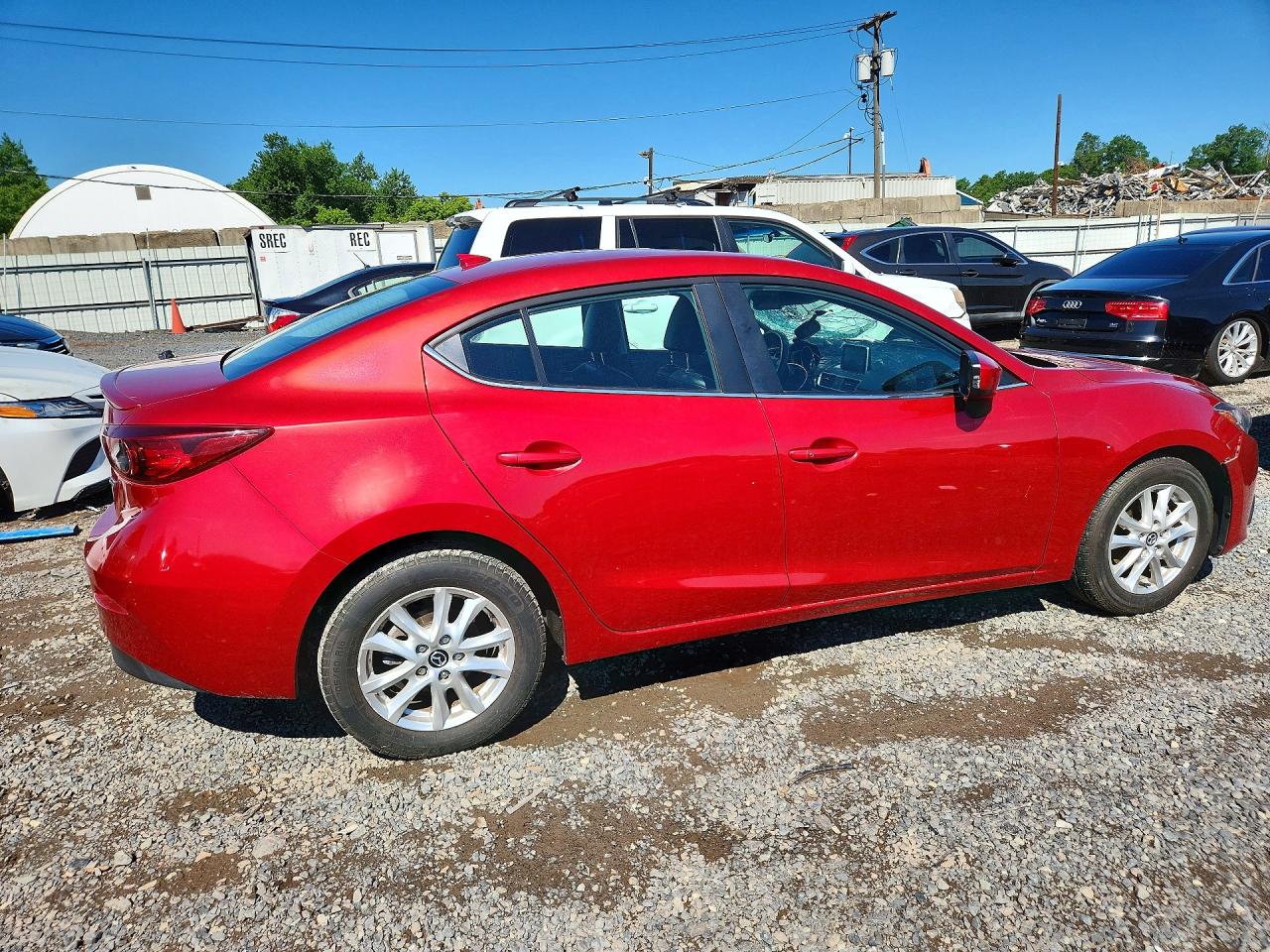 2015 Mazda 3 Grand Touring Красный vin: 3MZBM1W76FM233066