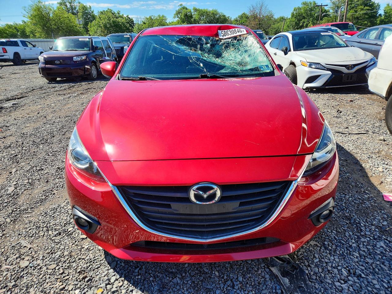 2015 Mazda 3 Grand Touring Красный vin: 3MZBM1W76FM233066