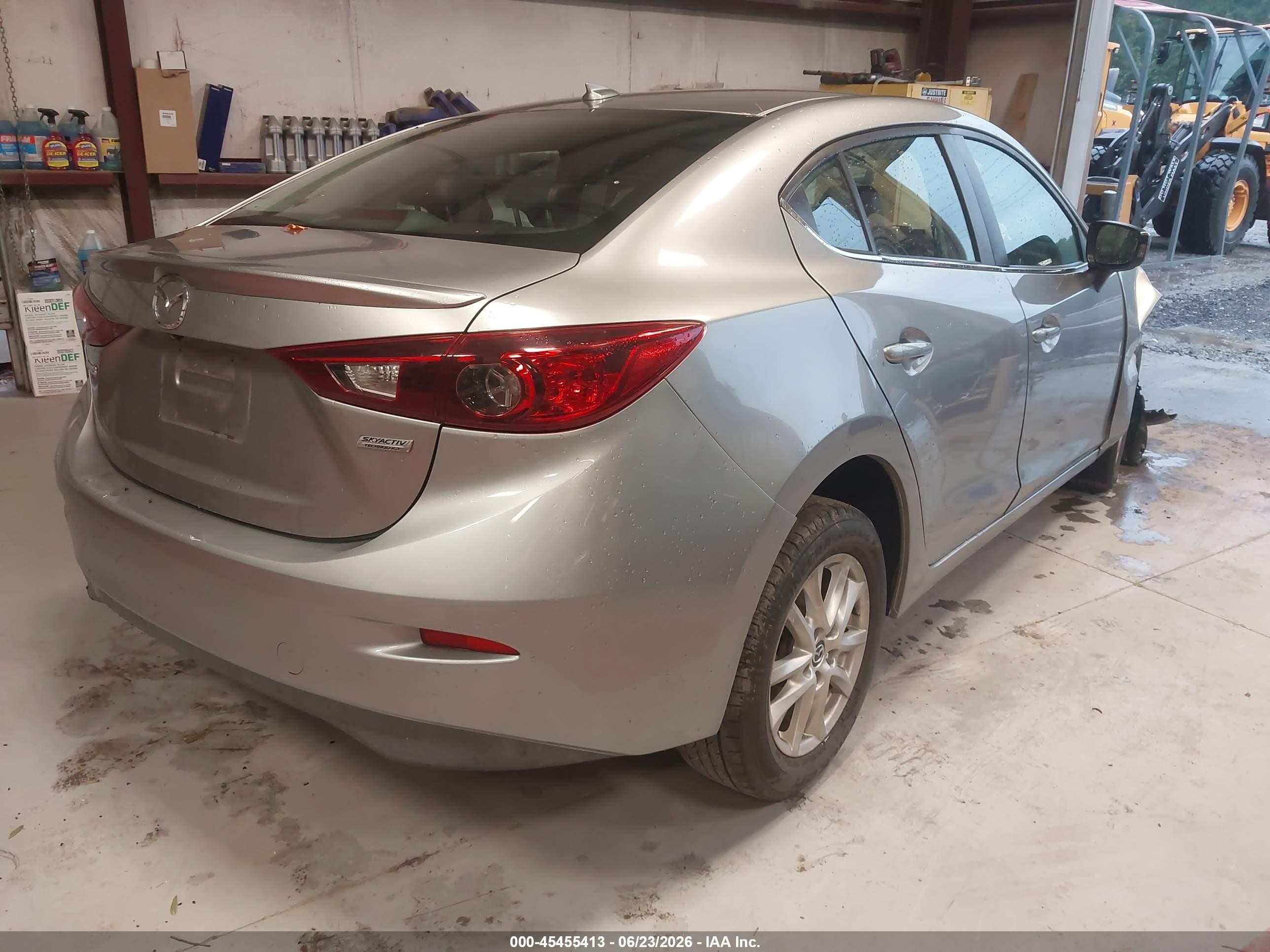 2014 Mazda Mazda3 I Grand Touring Gray vin: 3MZBM1W77EM122864