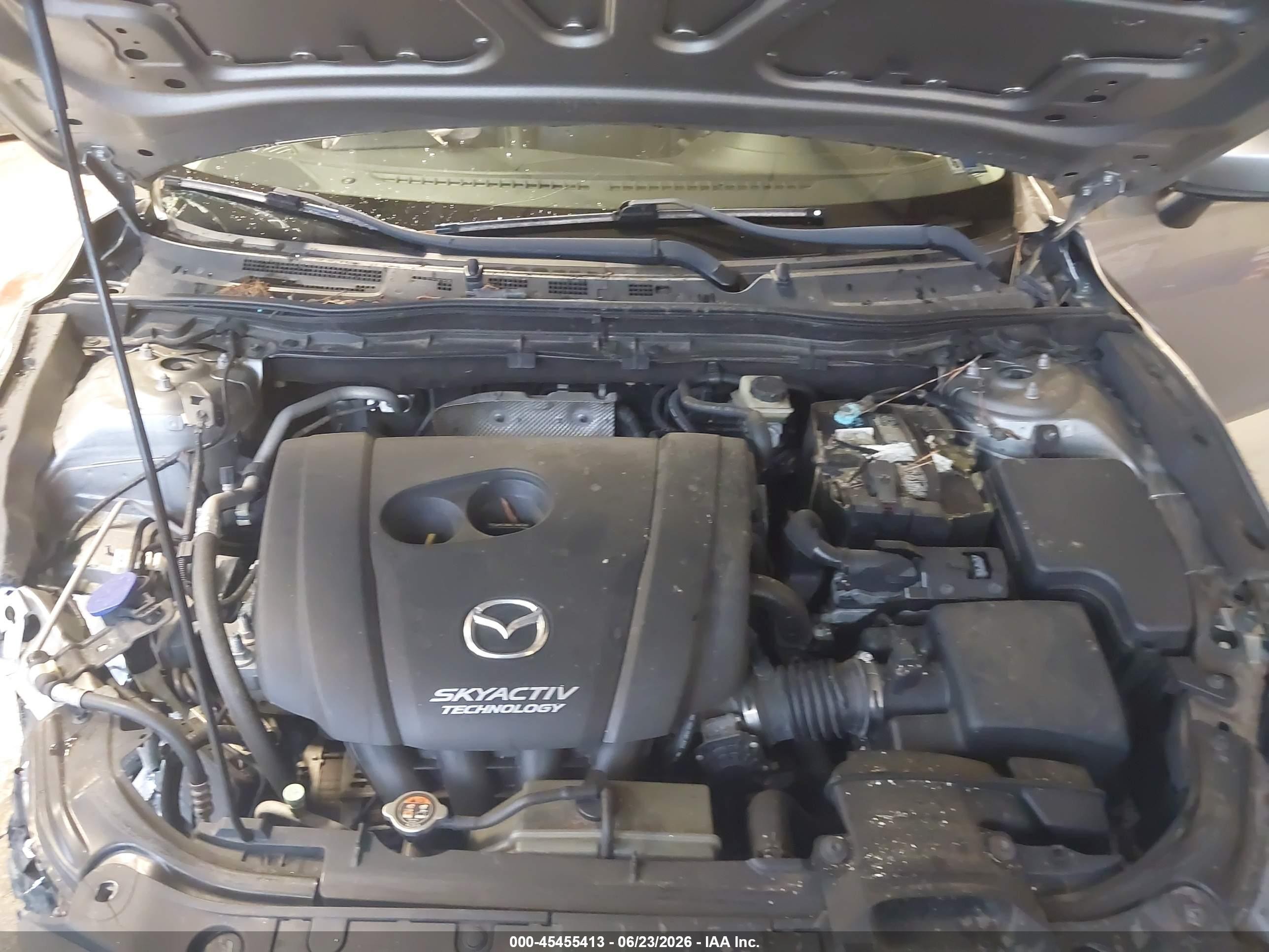 2014 Mazda Mazda3 I Grand Touring Gray vin: 3MZBM1W77EM122864