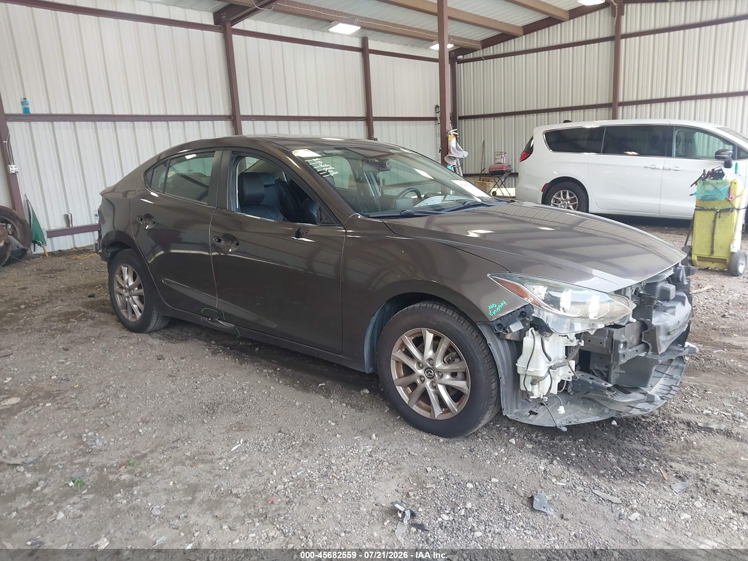 2014 Mazda Mazda3 I Grand Touring Gray vin: 3MZBM1W78EM113316