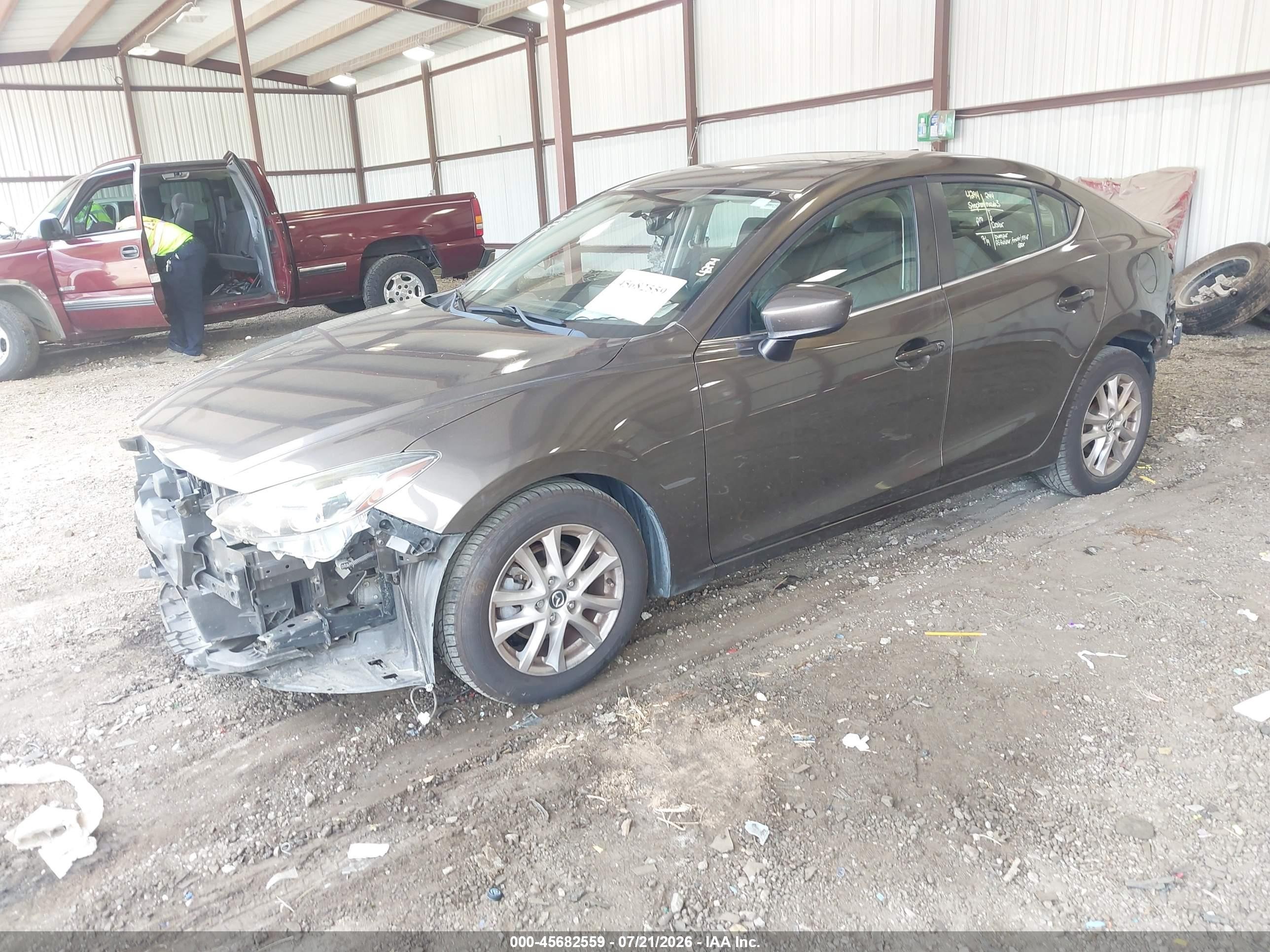2014 Mazda Mazda3 I Grand Touring Gray vin: 3MZBM1W78EM113316