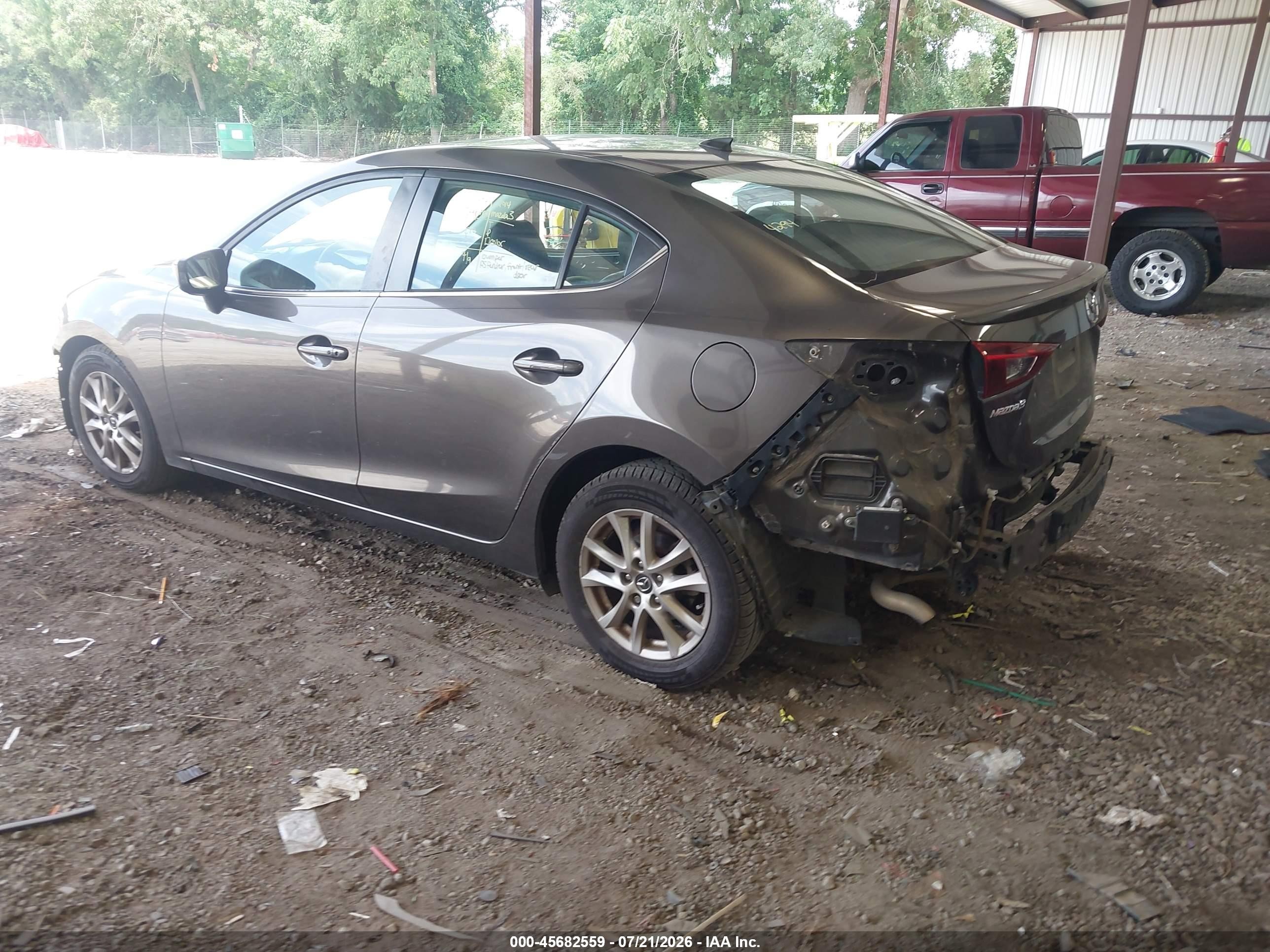 2014 Mazda Mazda3 I Grand Touring Gray vin: 3MZBM1W78EM113316