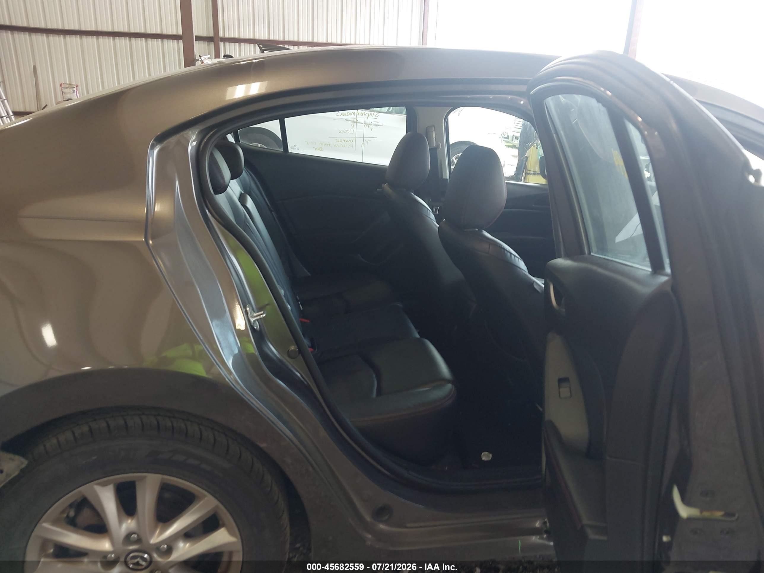2014 Mazda Mazda3 I Grand Touring Gray vin: 3MZBM1W78EM113316