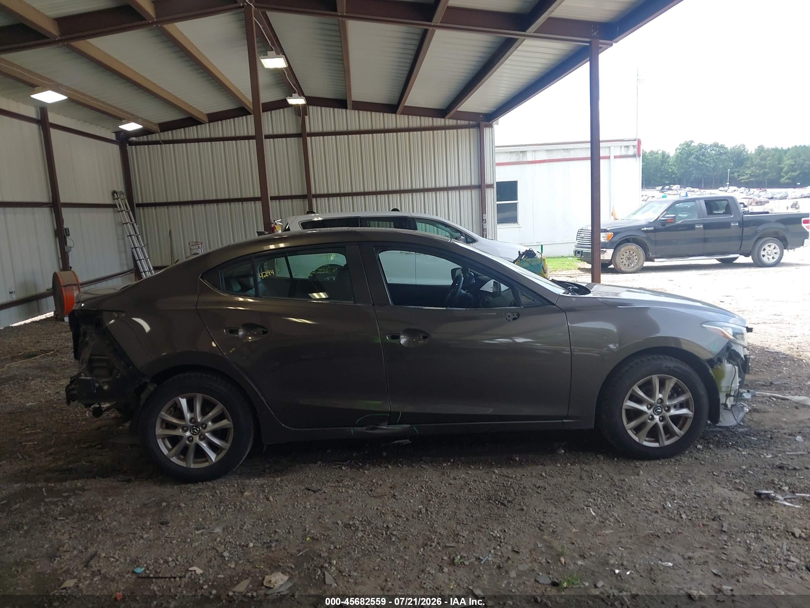 2014 Mazda Mazda3 I Grand Touring Gray vin: 3MZBM1W78EM113316