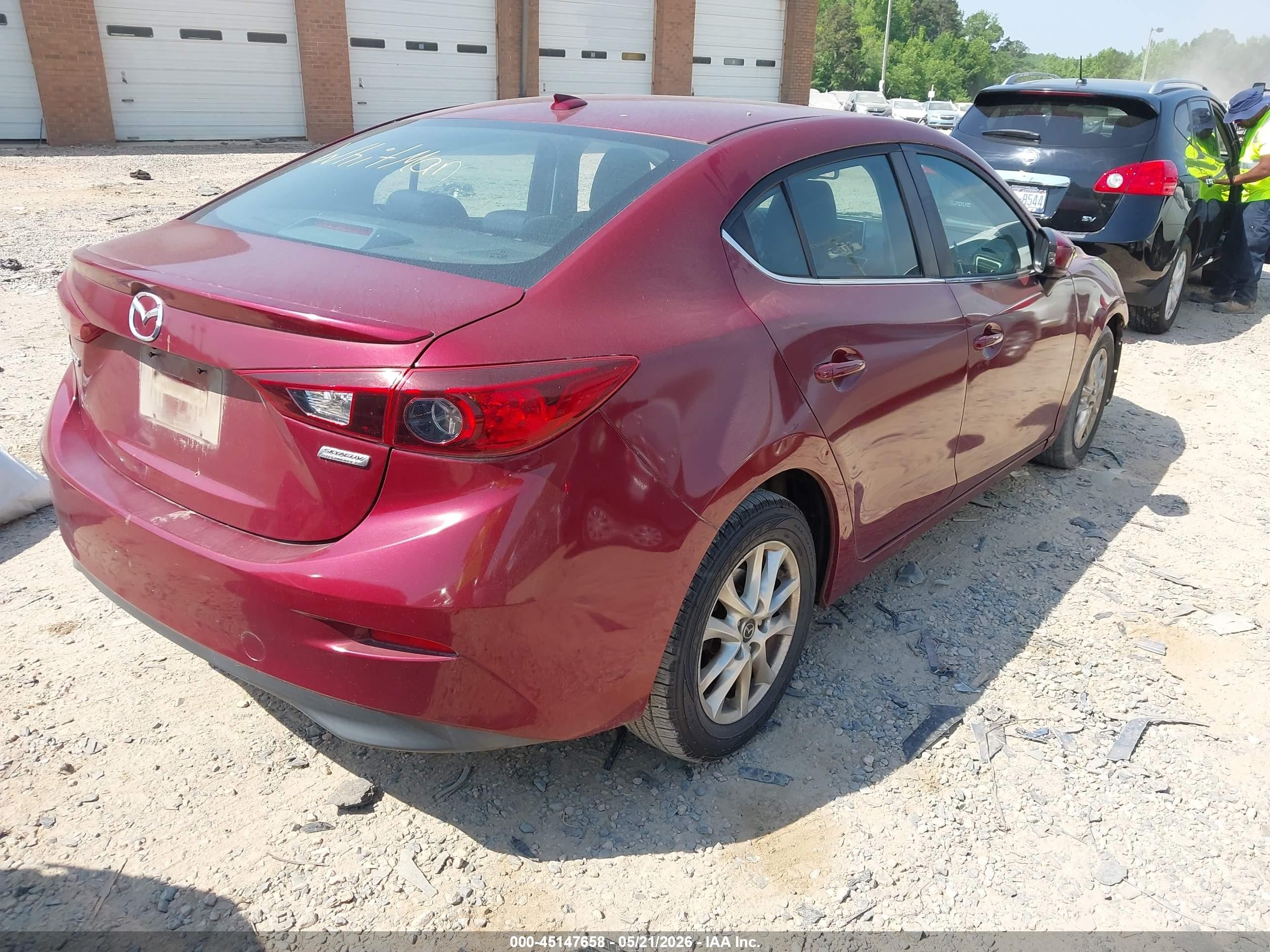 2016 Mazda Mazda3 I Touring Красный vin: 3MZBM1W79GM254222
