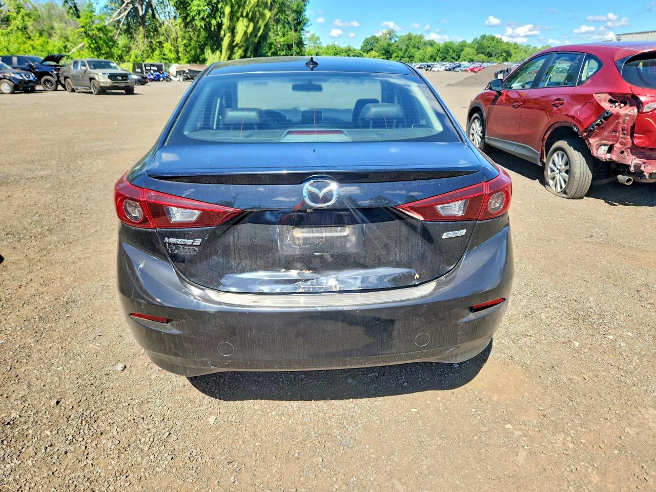 2015 Mazda 3 Grand Touring Black vin: 3MZBM1W7XFM128515