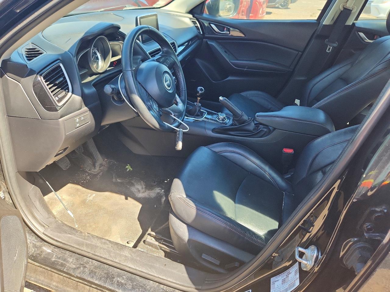 2015 Mazda 3 Grand Touring Black vin: 3MZBM1W7XFM128515