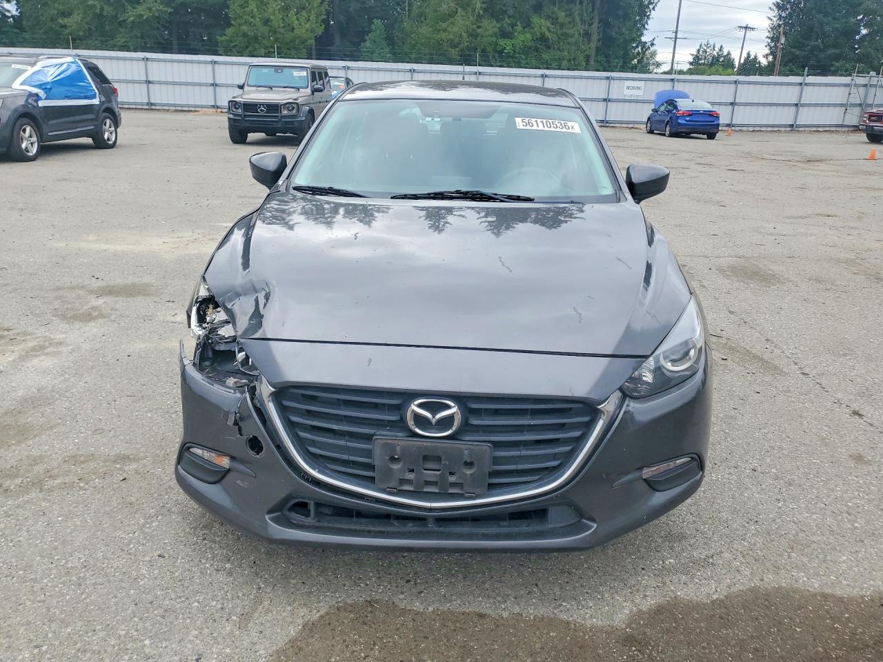 2017 Mazda 3 Sport Серый vin: 3MZBN1K72HM156220