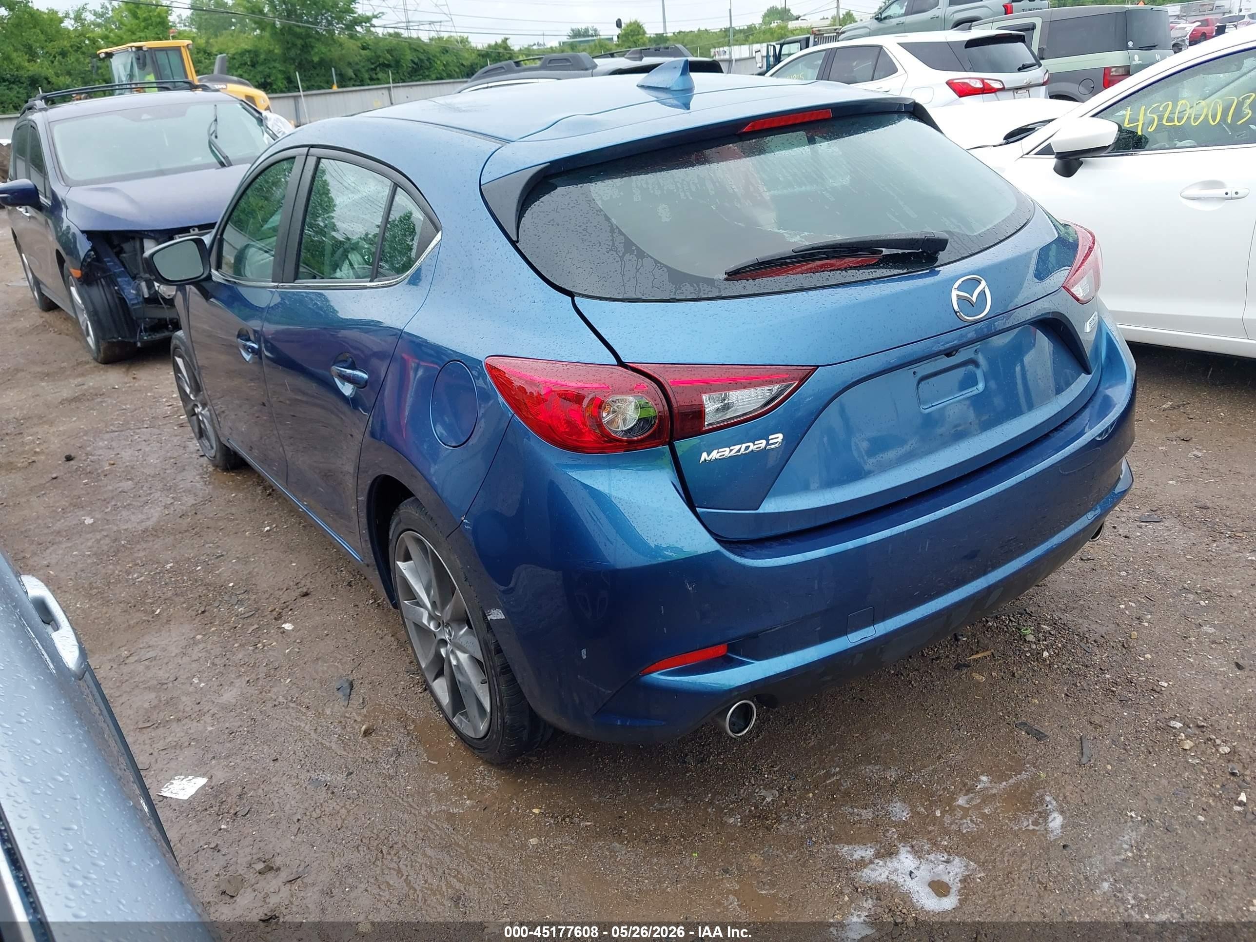 2018 Mazda Mazda3 Touring Синий vin: 3MZBN1L31JM172569