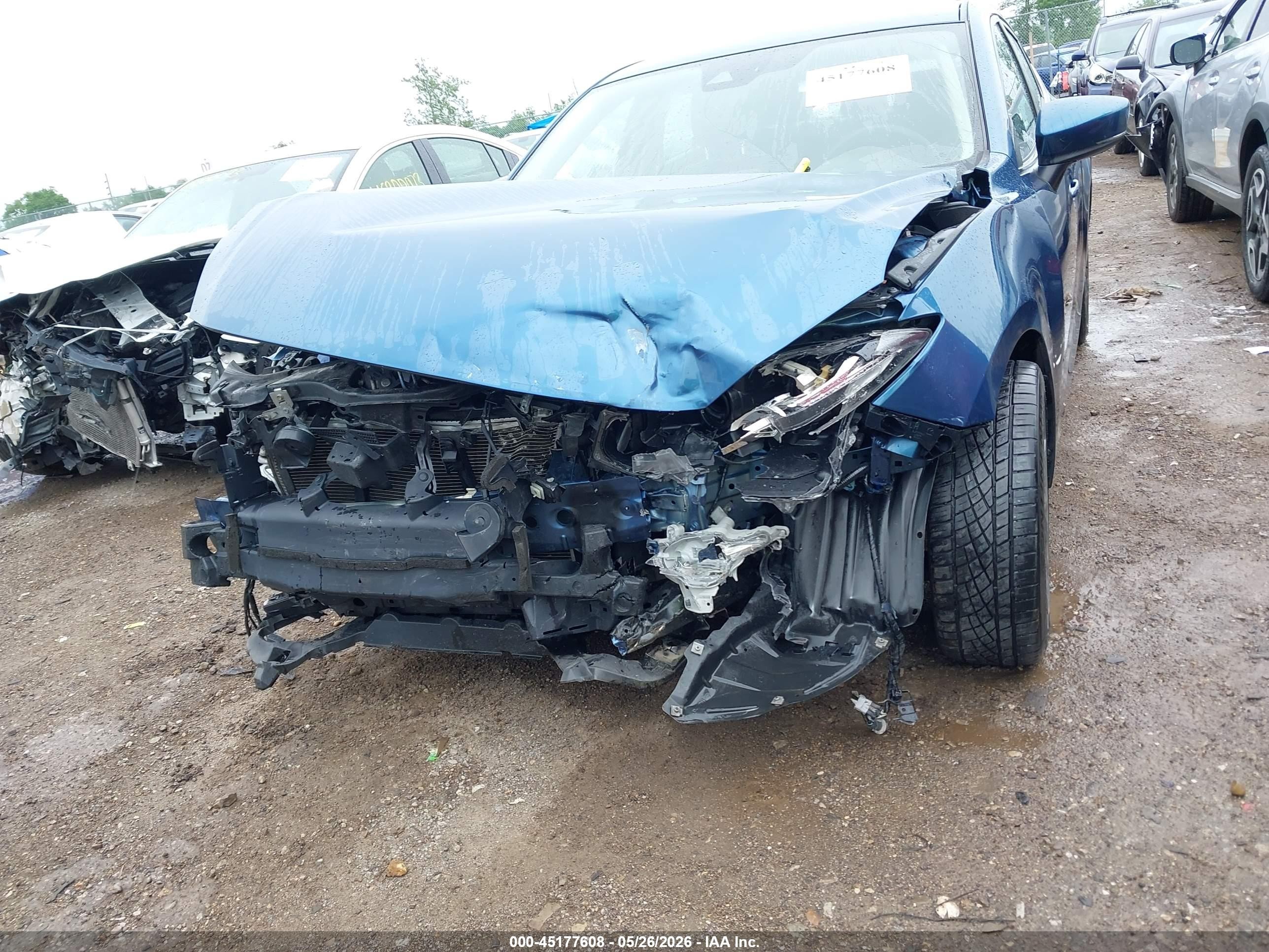 2018 Mazda Mazda3 Touring Синий vin: 3MZBN1L31JM172569