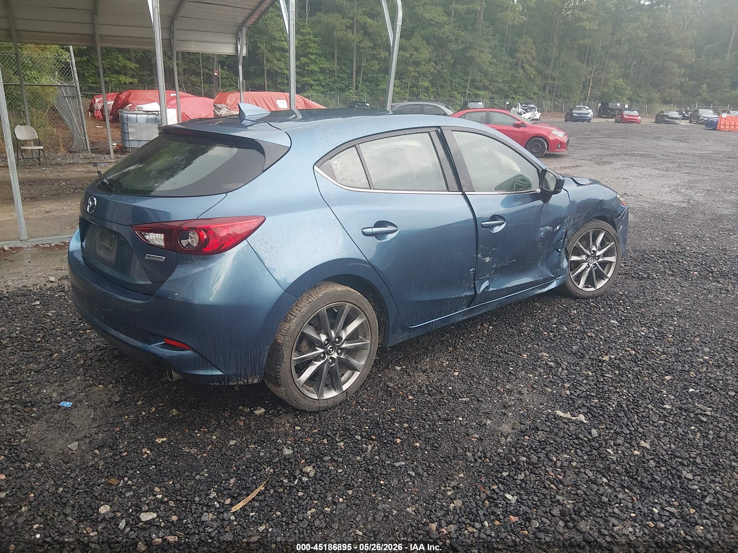 2018 Mazda Mazda3 Touring Синий vin: 3MZBN1L33JM274102