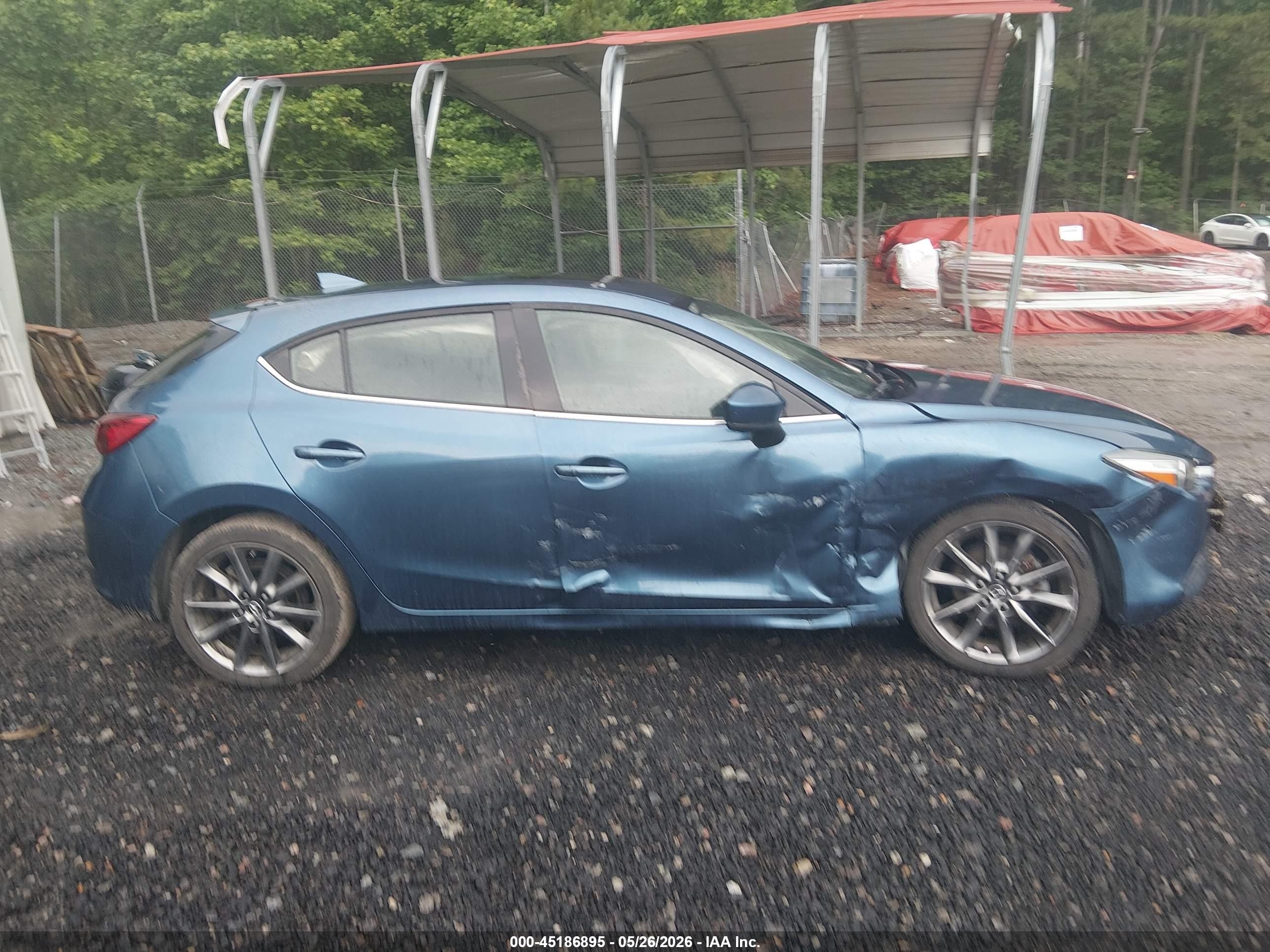 2018 Mazda Mazda3 Touring Синий vin: 3MZBN1L33JM274102