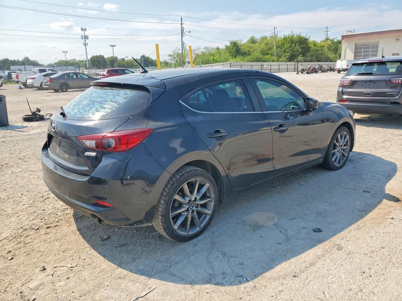 2018 Mazda 3 Touring Charcoal vin: 3MZBN1L37JM233925