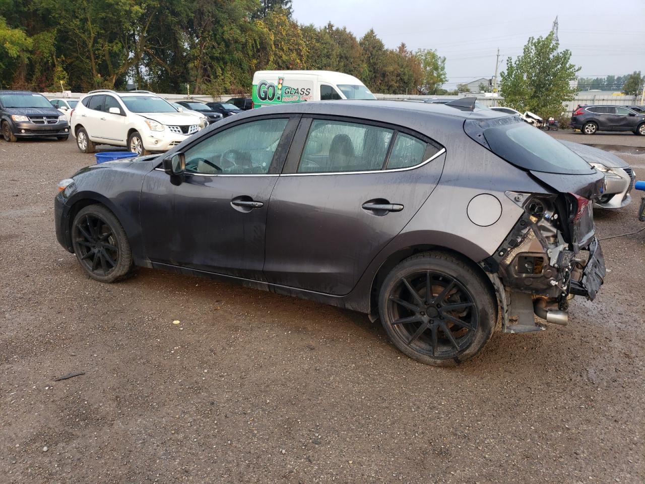 2018 Mazda 3 Touring Gray vin: 3MZBN1L38JM211724