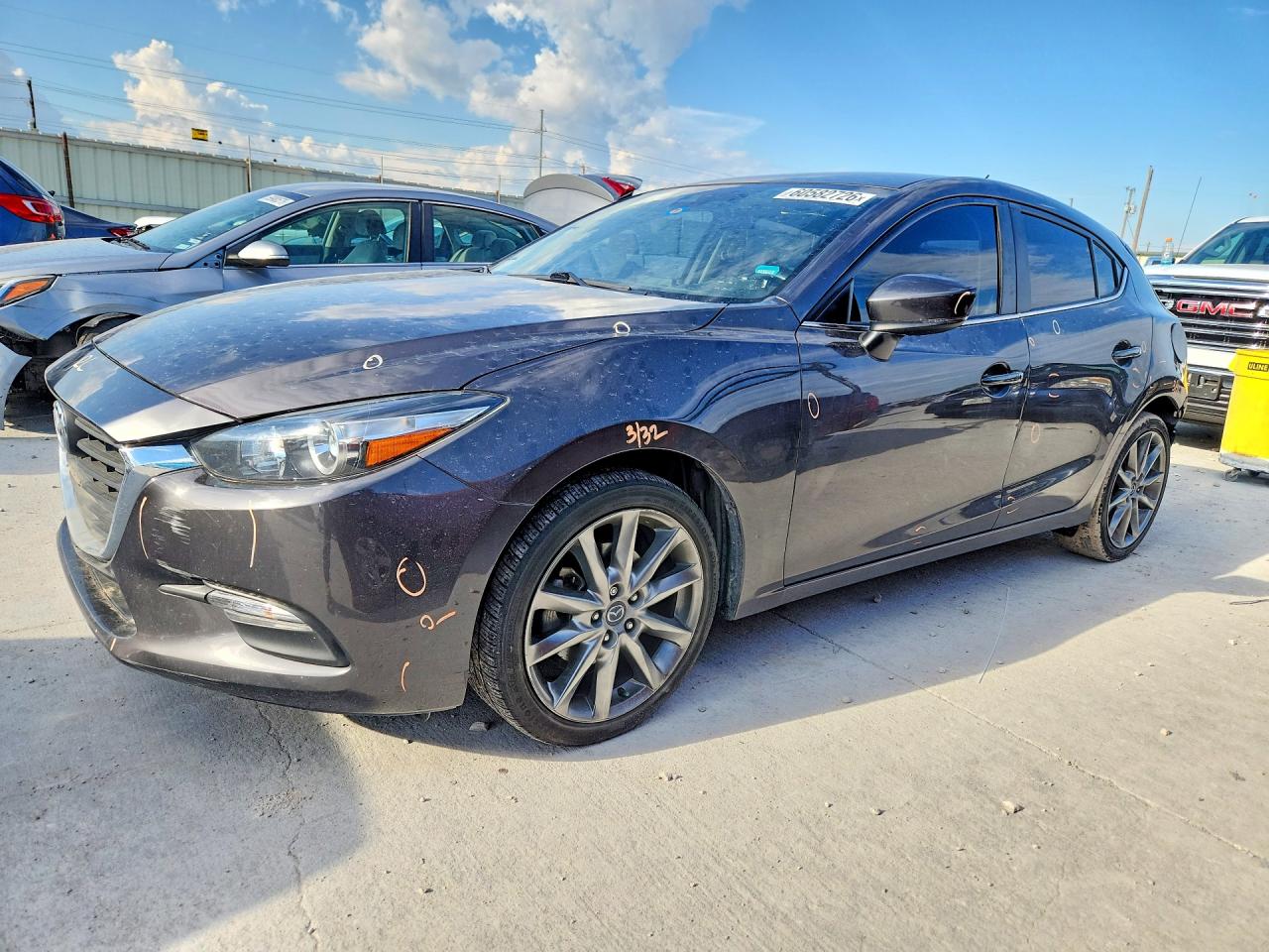 2018 Mazda 3 Touring Charcoal vin: 3MZBN1L38JM261443