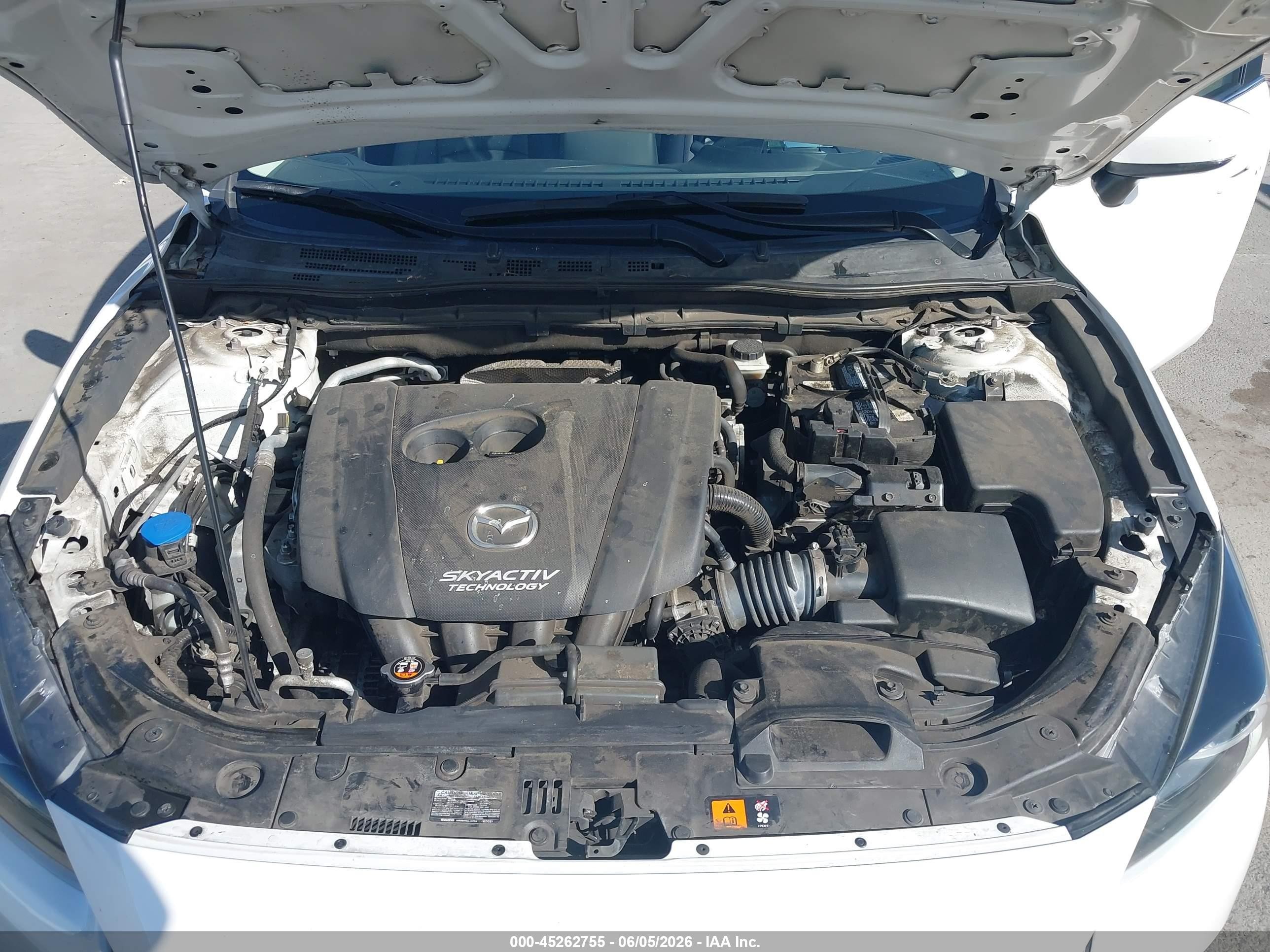 2017 Mazda Mazda3 Grand Touring White vin: 3MZBN1M34HM127991