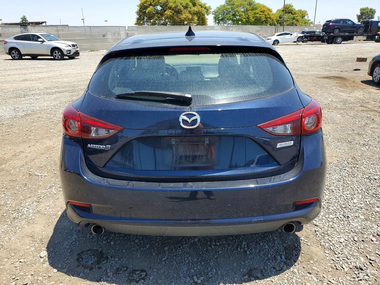 2018 Mazda 3 Grand Touring Blue vin: 3MZBN1M38JM273221