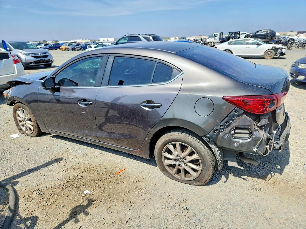 2017 Mazda 3 Sport Серый vin: 3MZBN1U76HM107325