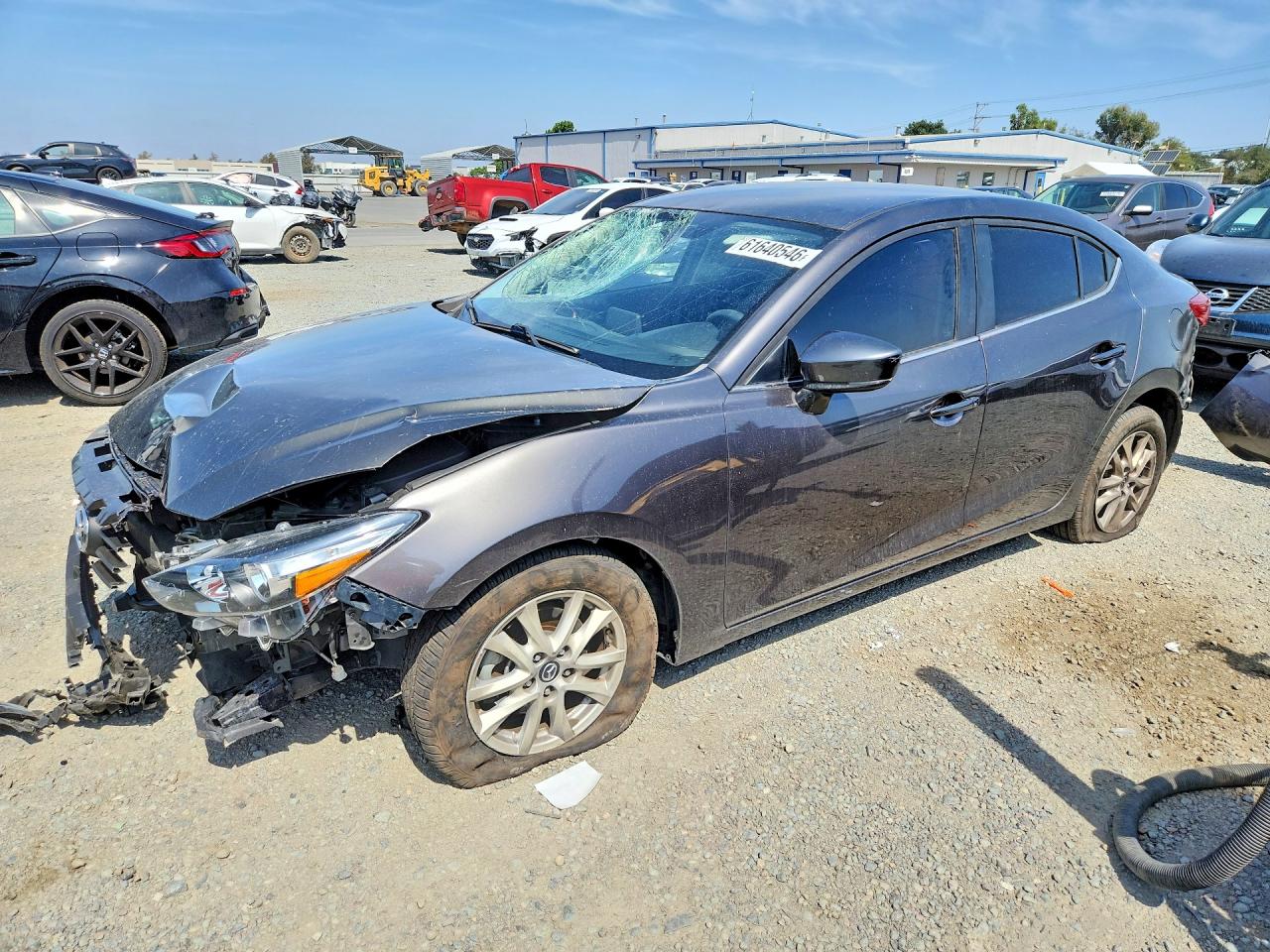 2017 Mazda 3 Sport Серый vin: 3MZBN1U76HM107325