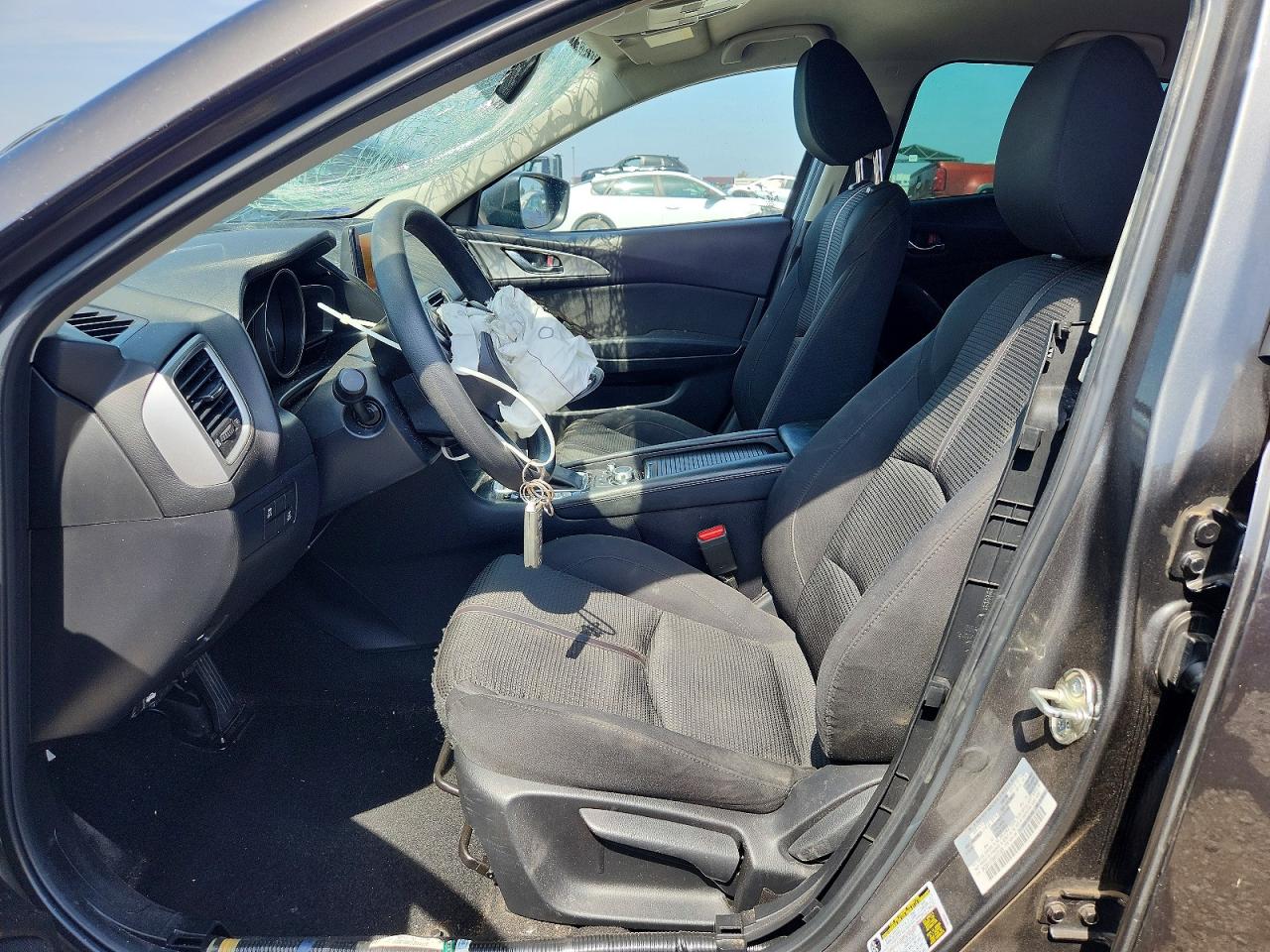 2017 Mazda 3 Sport Серый vin: 3MZBN1U76HM107325