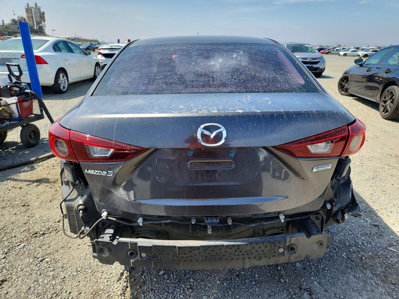 2017 Mazda 3 Sport Серый vin: 3MZBN1U76HM107325