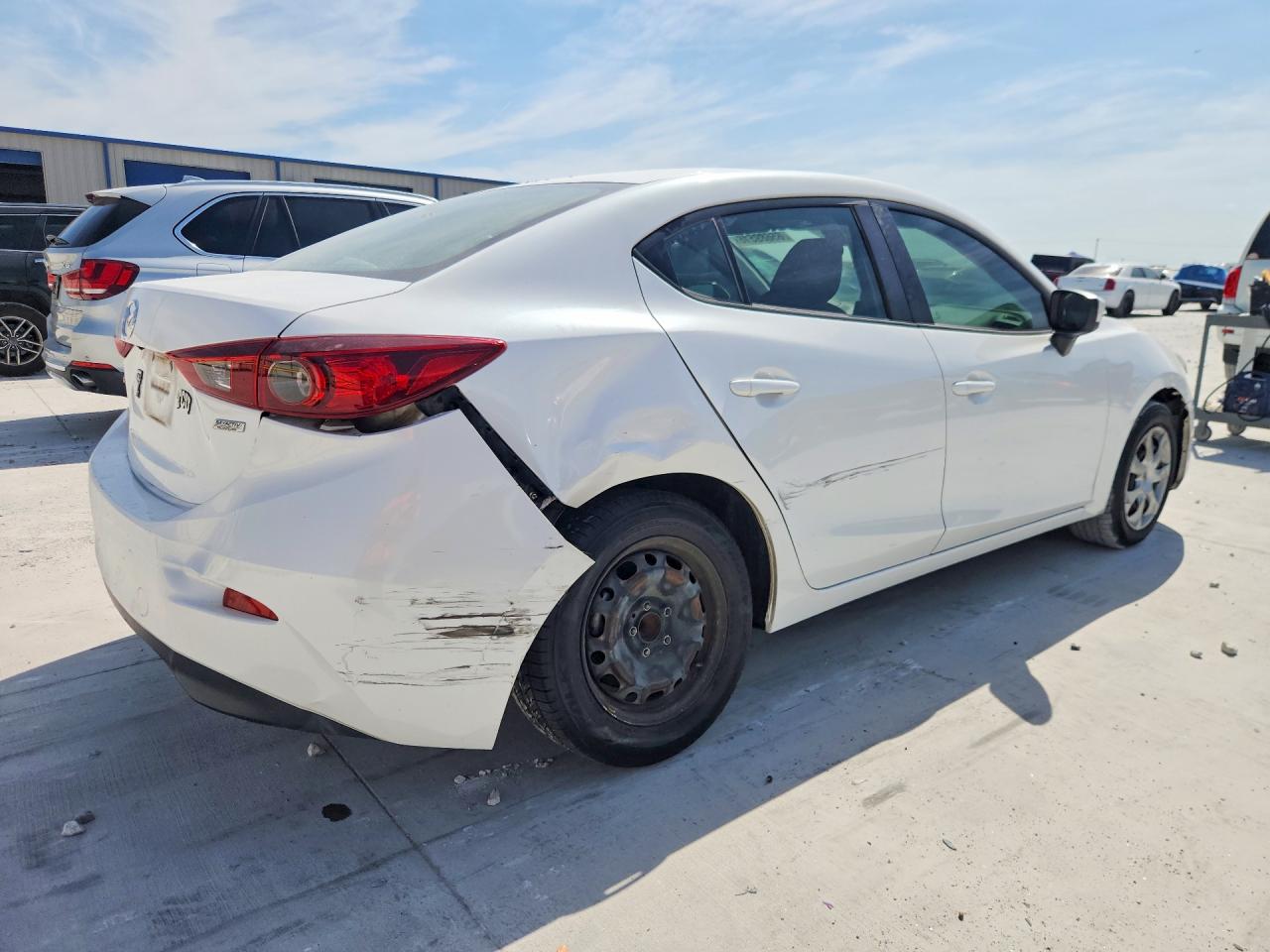 2018 Mazda 3 Sport Белый vin: 3MZBN1U76JM239751
