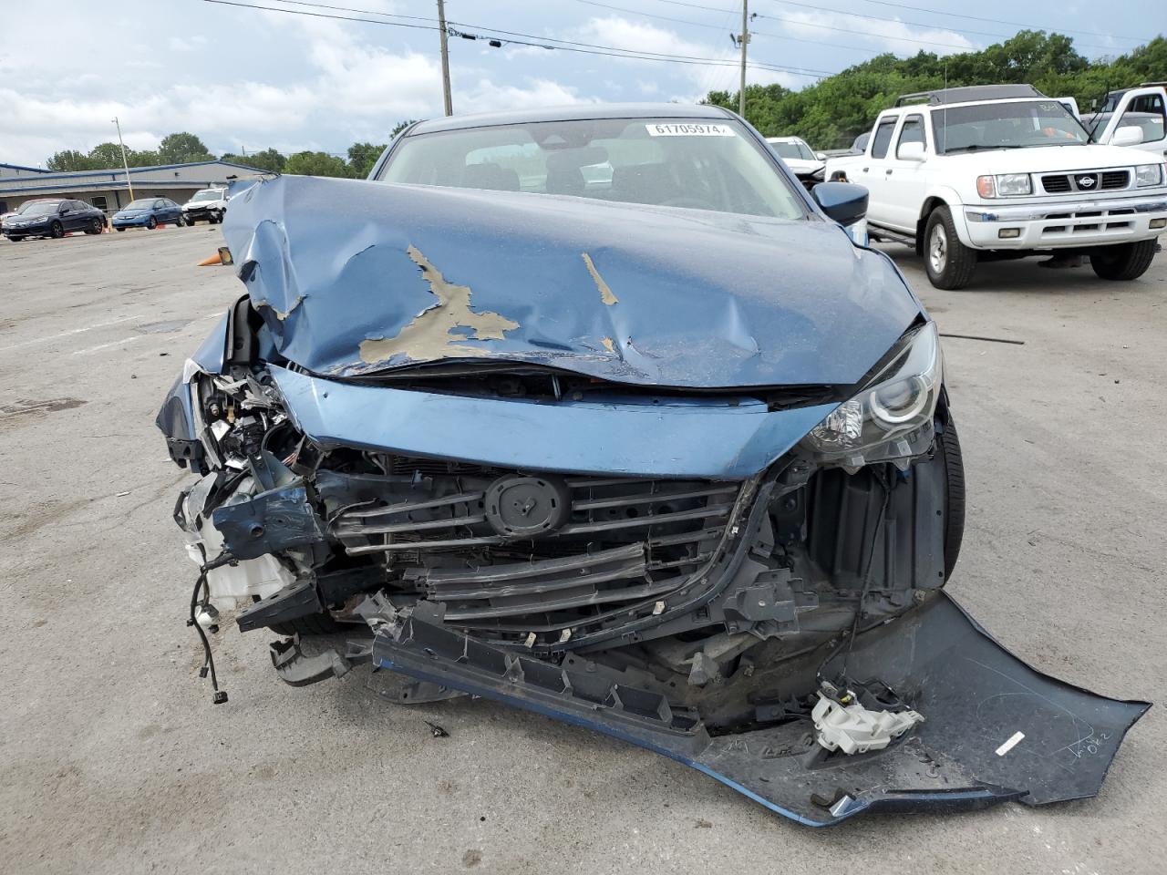 2018 Mazda 3 Sport Blue vin: 3MZBN1U7XJM161782