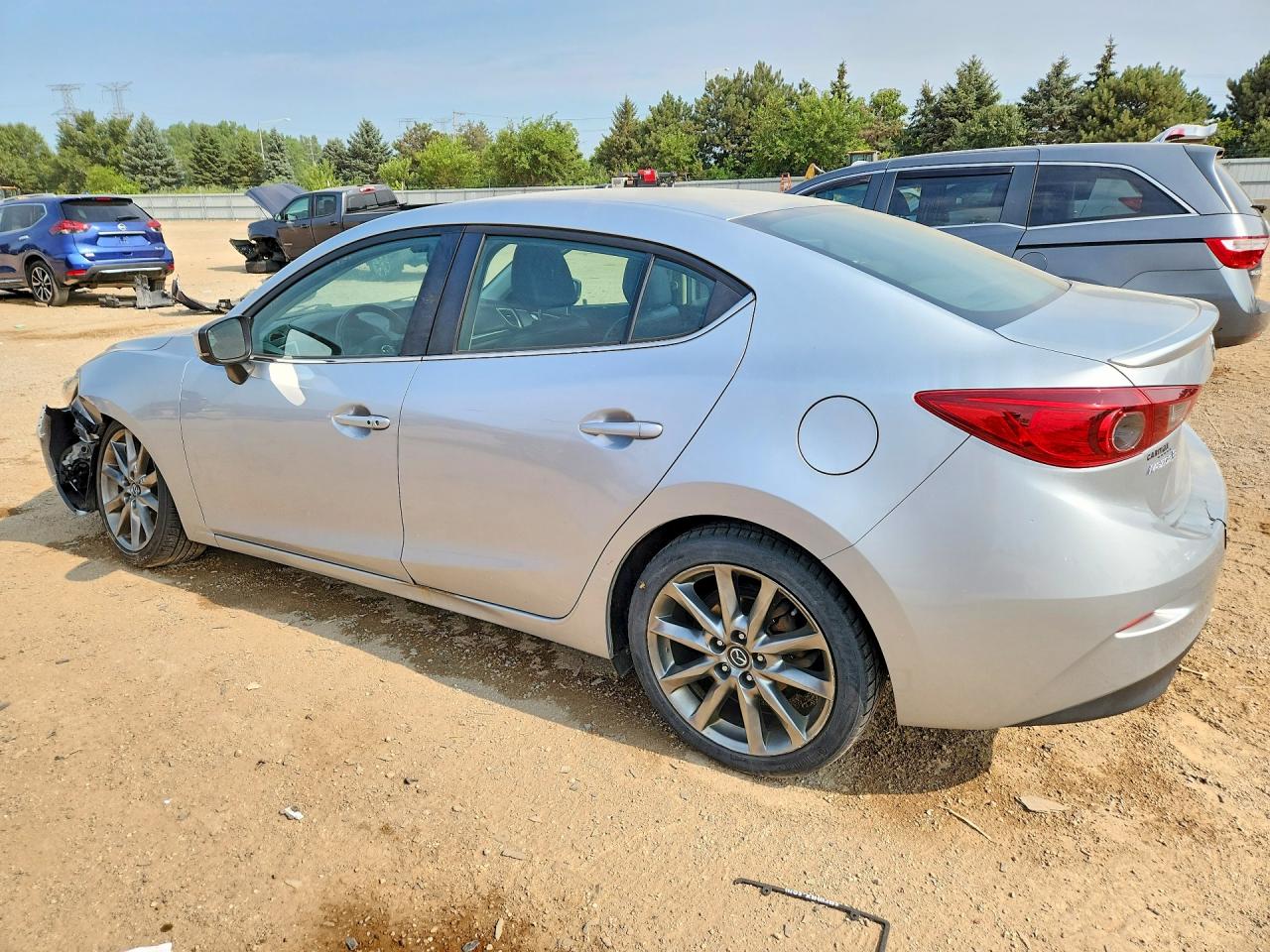 2018 Mazda 3 Touring Silver vin: 3MZBN1V36JM209810