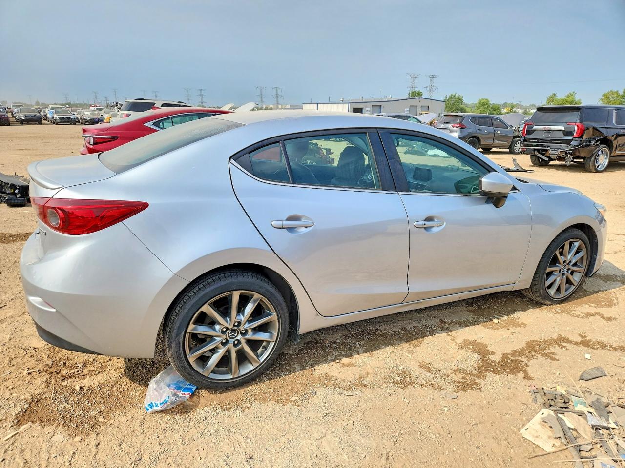 2018 Mazda 3 Touring Silver vin: 3MZBN1V36JM209810