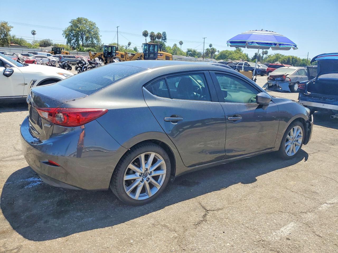 2017 Mazda 3 Touring Gray vin: 3MZBN1V71HM121938