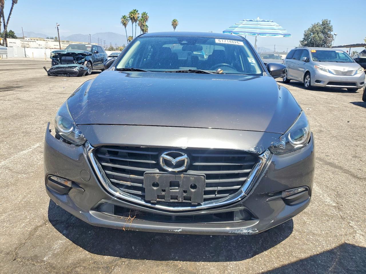 2017 Mazda 3 Touring Gray vin: 3MZBN1V71HM121938