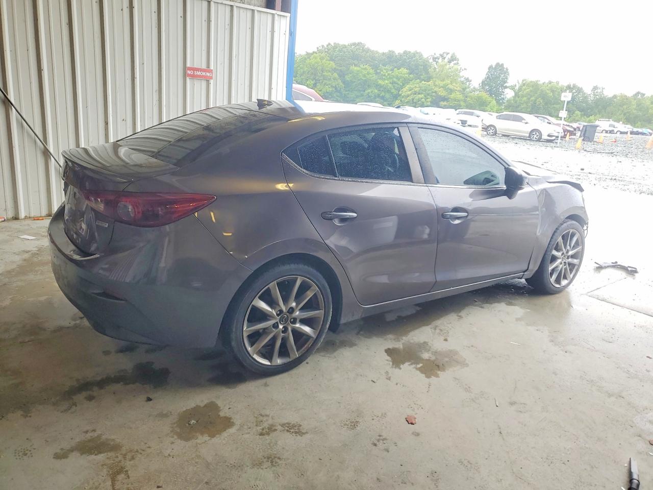 2018 Mazda 3 Grand Touring Gray vin: 3MZBN1W36JM235144