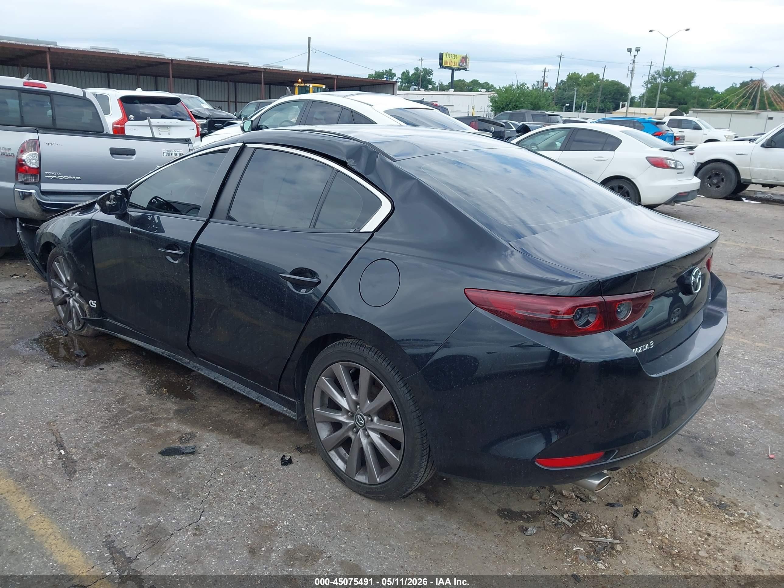 2019 Mazda Mazda3 Select Package Черный vin: 3MZBPAAL3KM109889