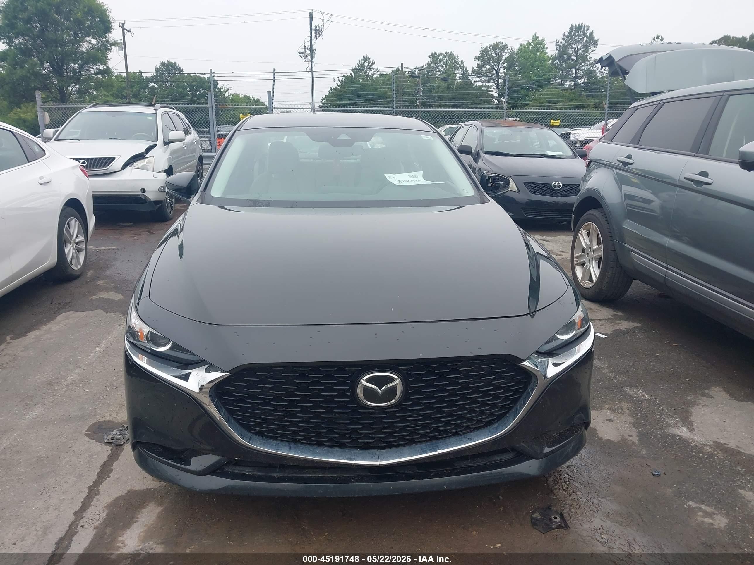 2019 Mazda Mazda3 Select Package Черный vin: 3MZBPAAL7KM105277