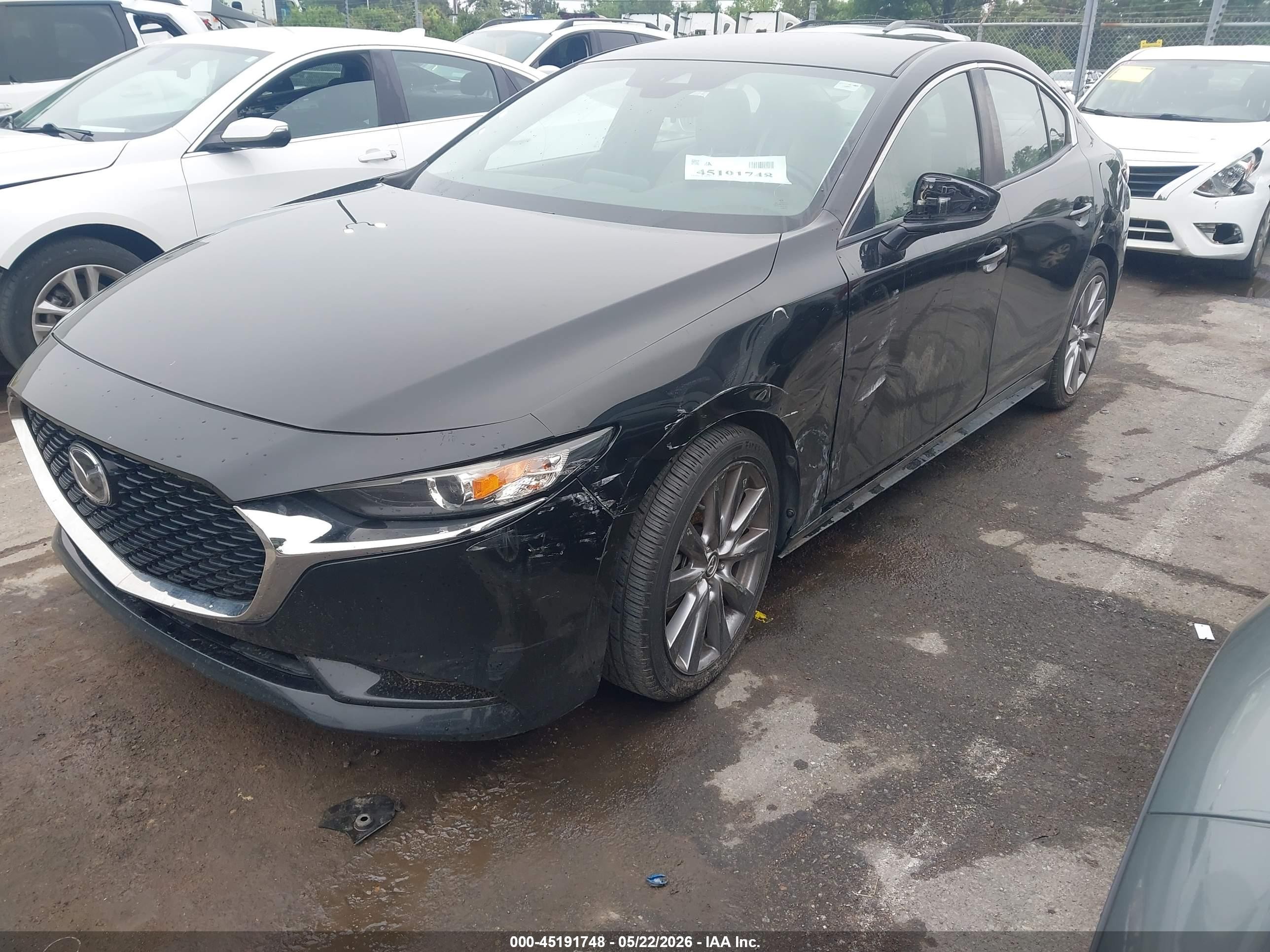 2019 Mazda Mazda3 Select Package Черный vin: 3MZBPAAL7KM105277