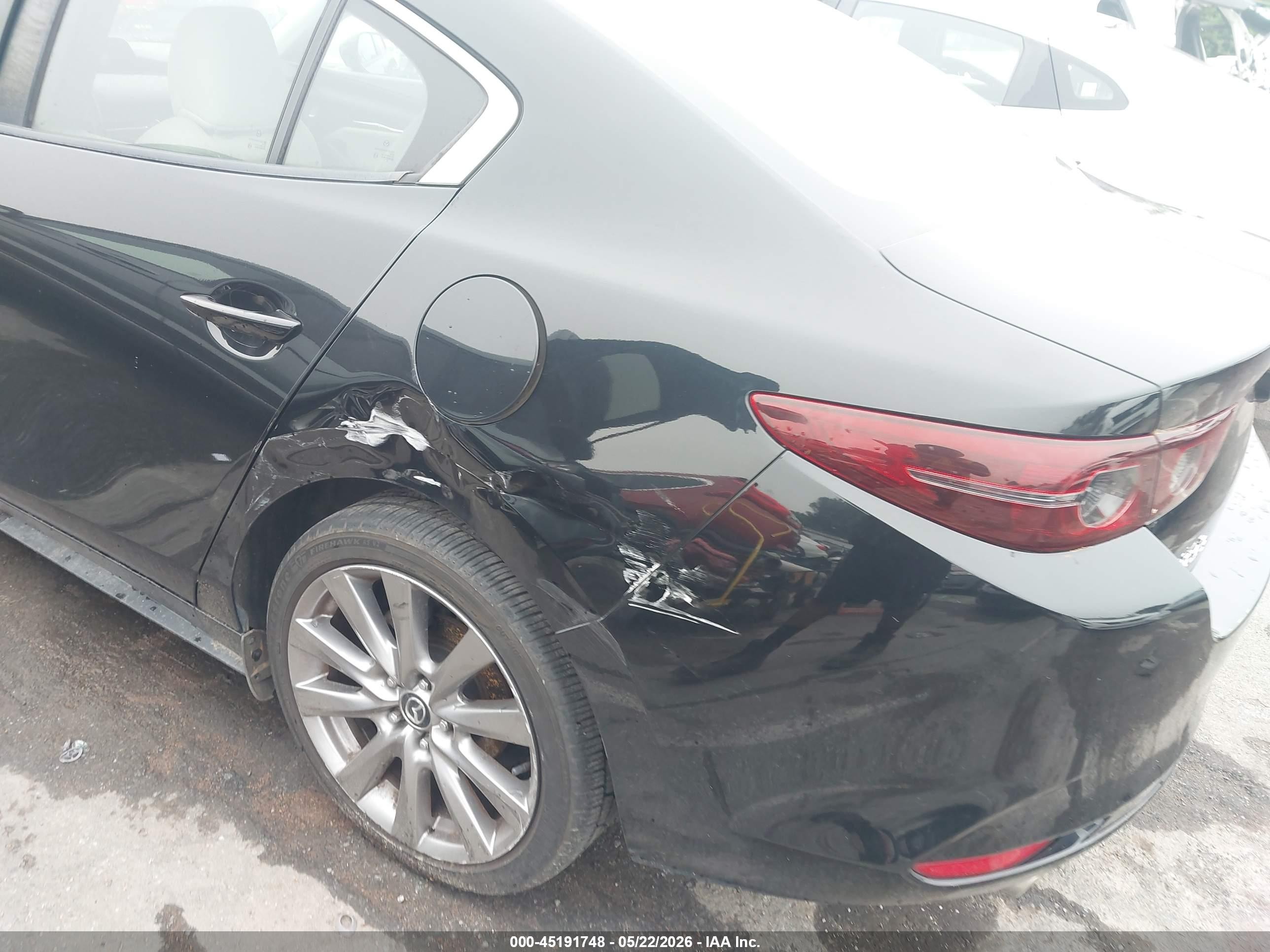 2019 Mazda Mazda3 Select Package Черный vin: 3MZBPAAL7KM105277