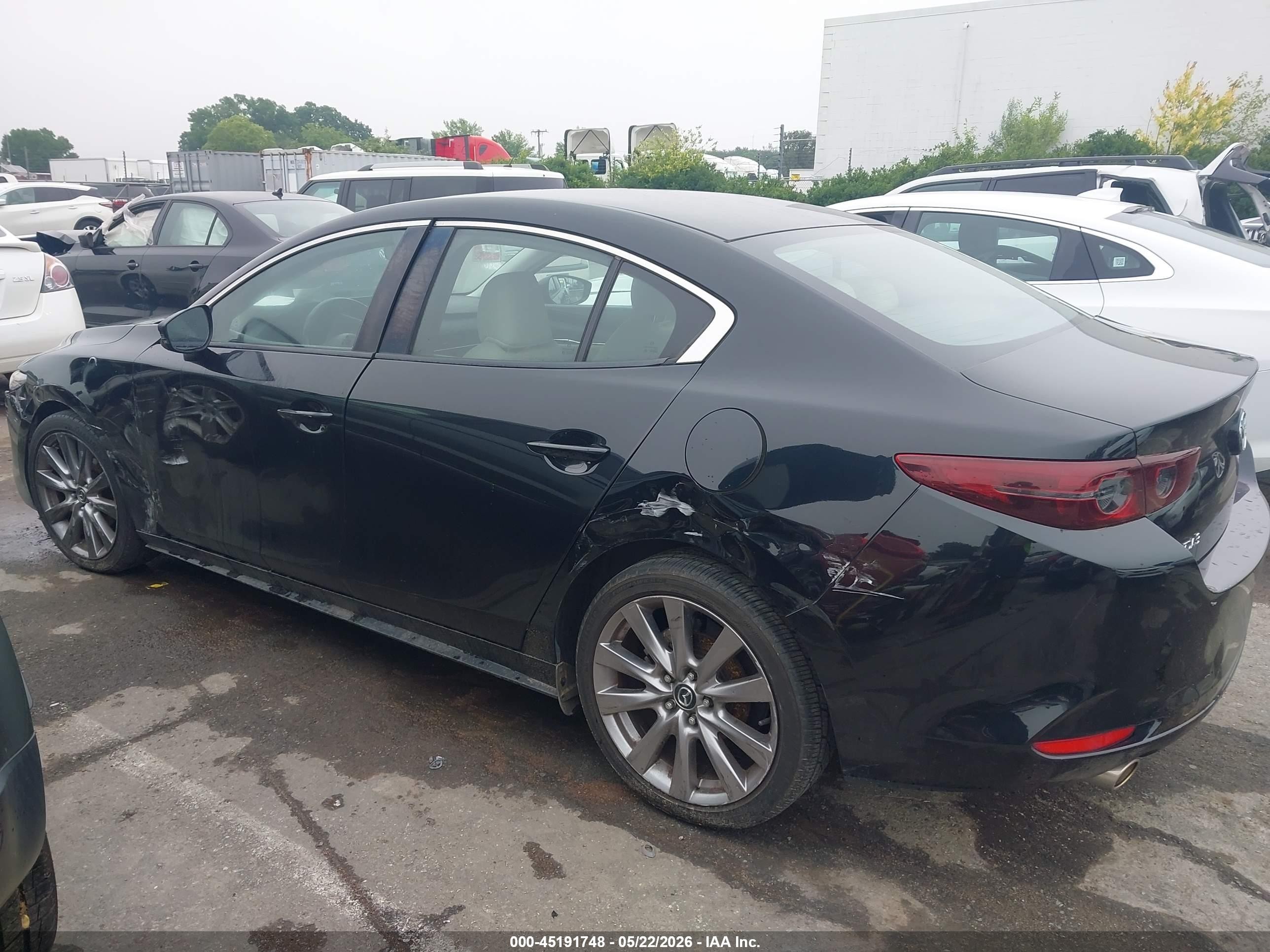 2019 Mazda Mazda3 Select Package Черный vin: 3MZBPAAL7KM105277